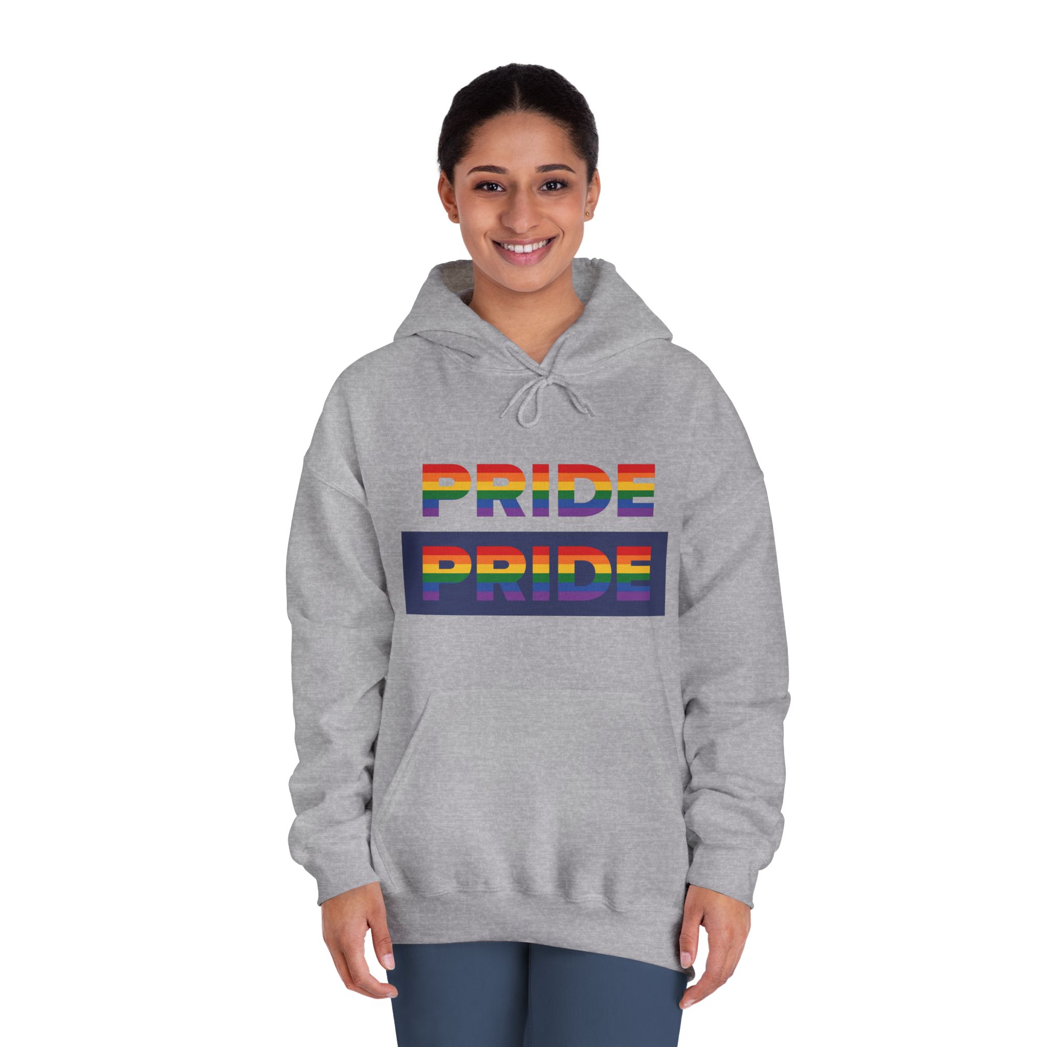 Lgbt Pride Month June Lesbian Gay Bisexual Transgender Lgbtq Flag Rainbow Vector(3) Unisex Dryblend Hooded Sweatshirt - Image 16