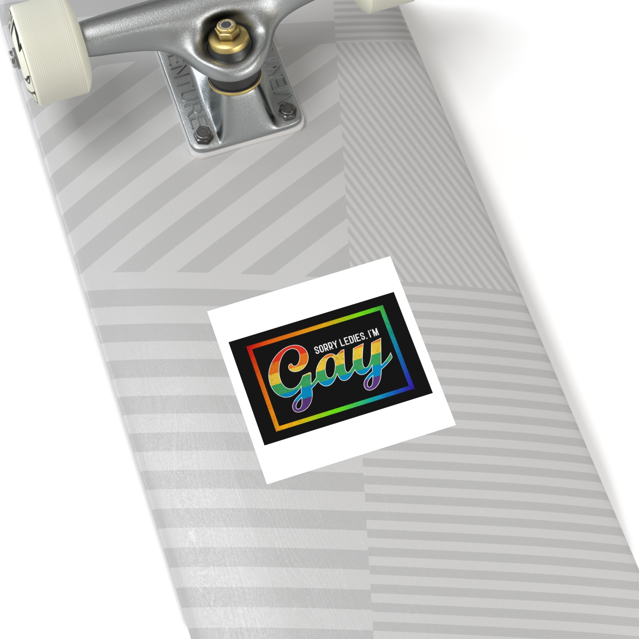 Pride Gay Rainbow Typography Vector Premium T Shirt(3) Laminate Stickers Square - Image 24