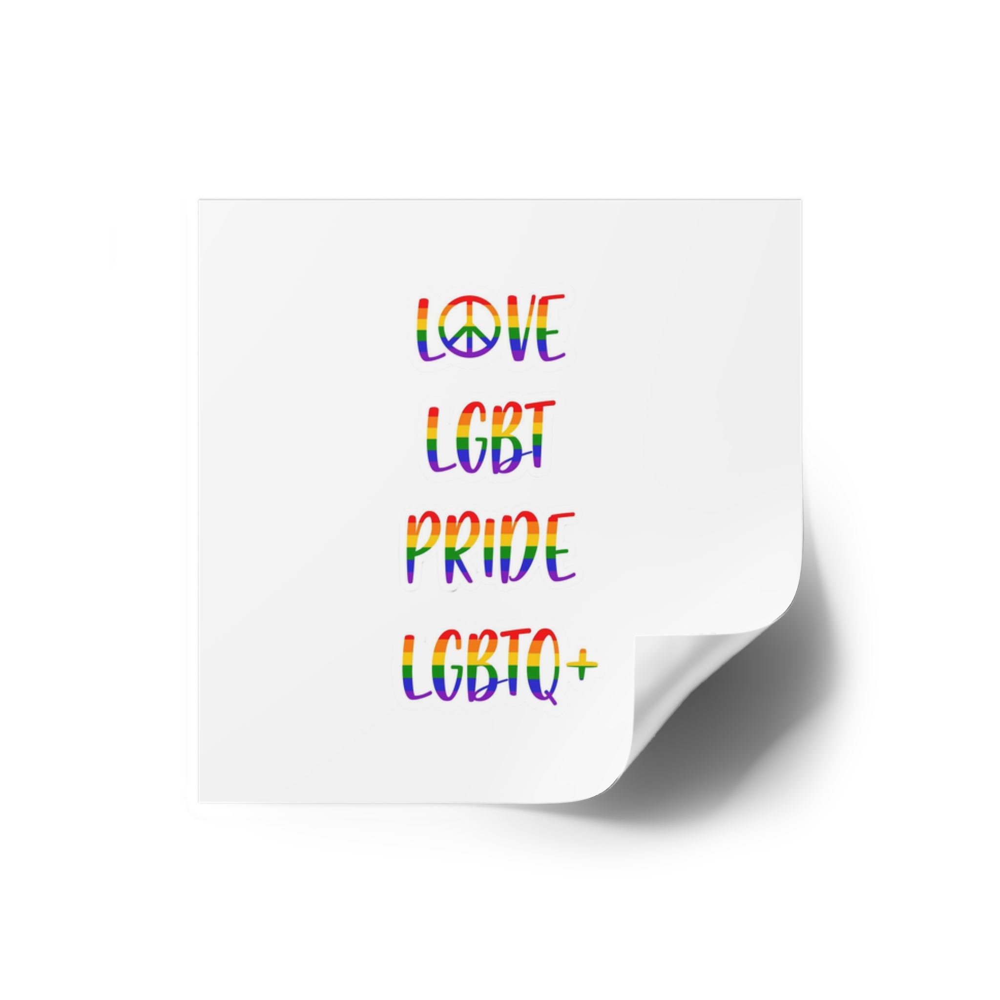 Lgbt Pride Month June Poster Card Banner Background Vector Illustration Laminate Stickers Square - Image 66