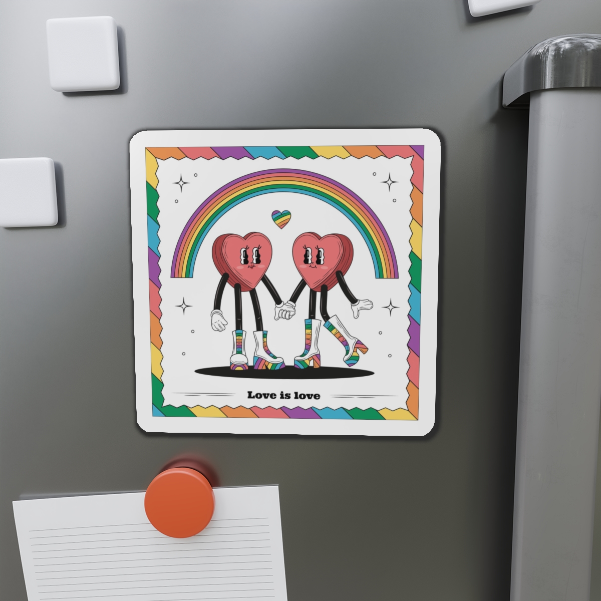 Hand Drawn Illustration Pride Month Celebration(4) Die Cut Magnets - Image 14