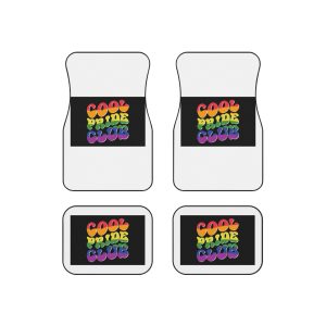 Word Cool Black Background Car Mats Set Of 4