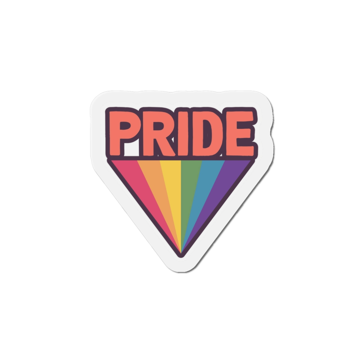 Pride With Rainbow(1) Die Cut Magnets - Image 4