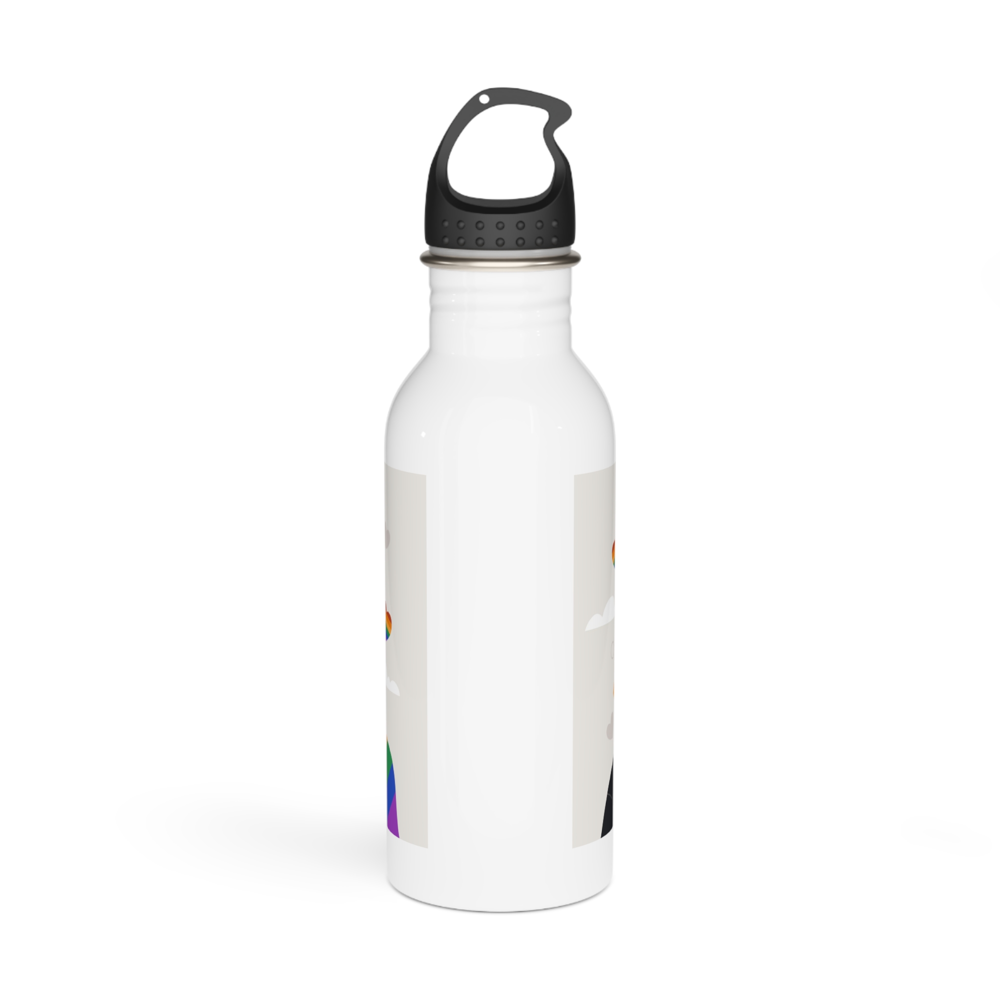 Lesbian Pride Design 2D6E22 Stainless Steel Water Bottle - Image 3