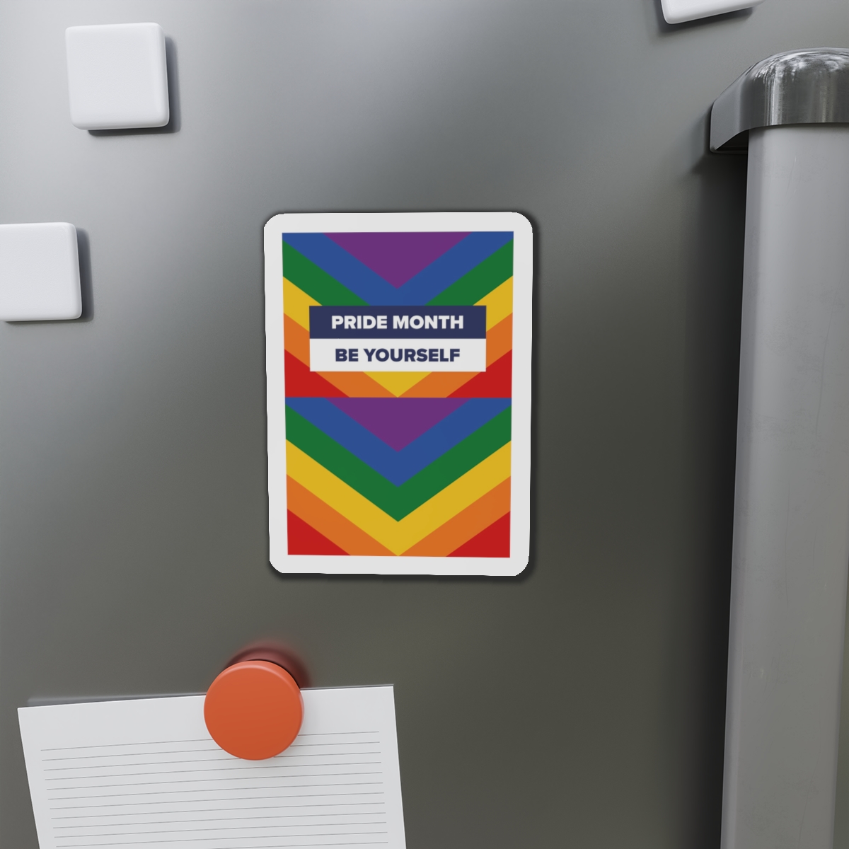 Lgbt Pride Month June Lesbian Gay Bisexual Transgender Lgbtq Flag Rainbow Vector(1)2 Die Cut Magnets - Image 11