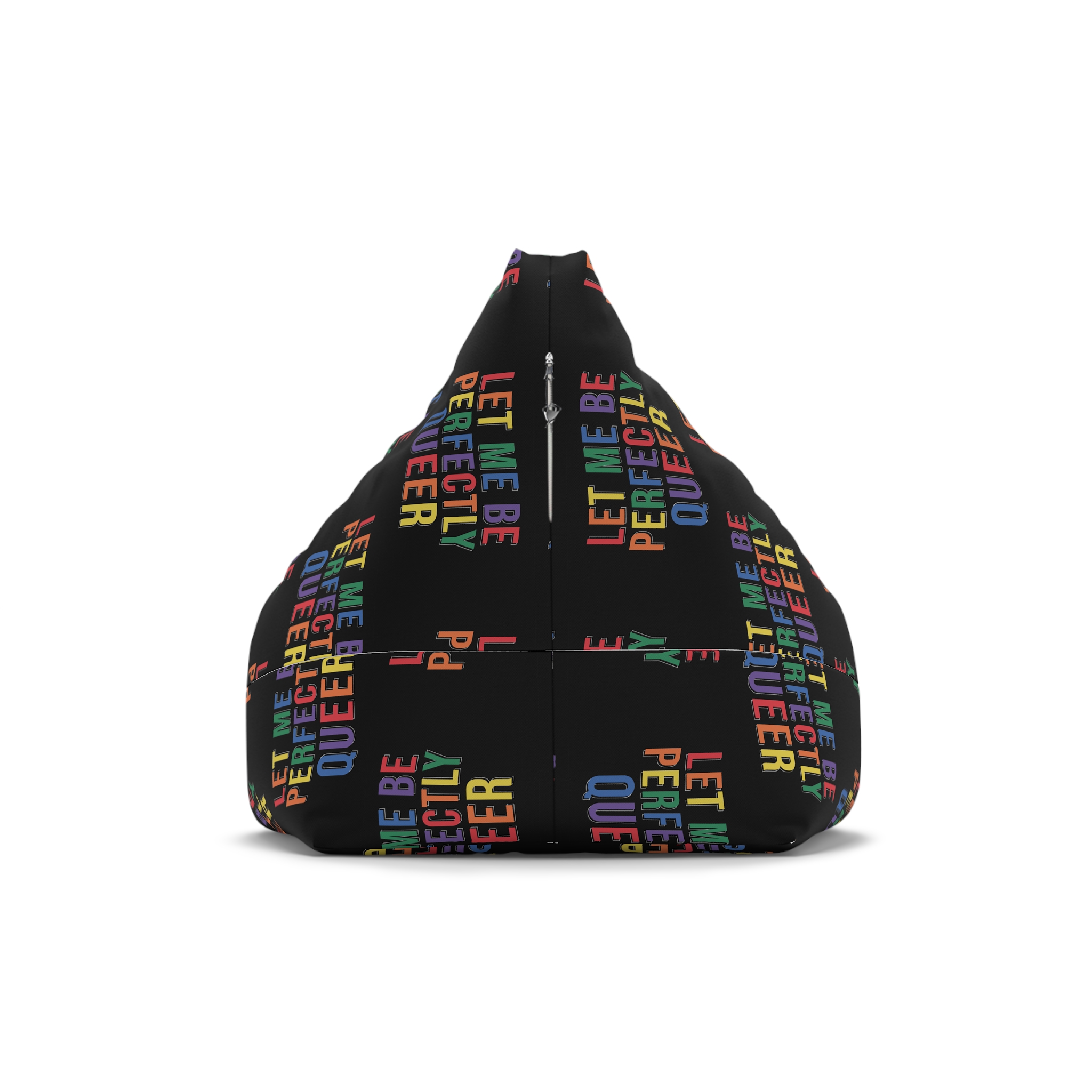 Pride Lgbtq Gay Typography Vector Tshirt Design(9) Bean Bag Chair Cover - Image 2