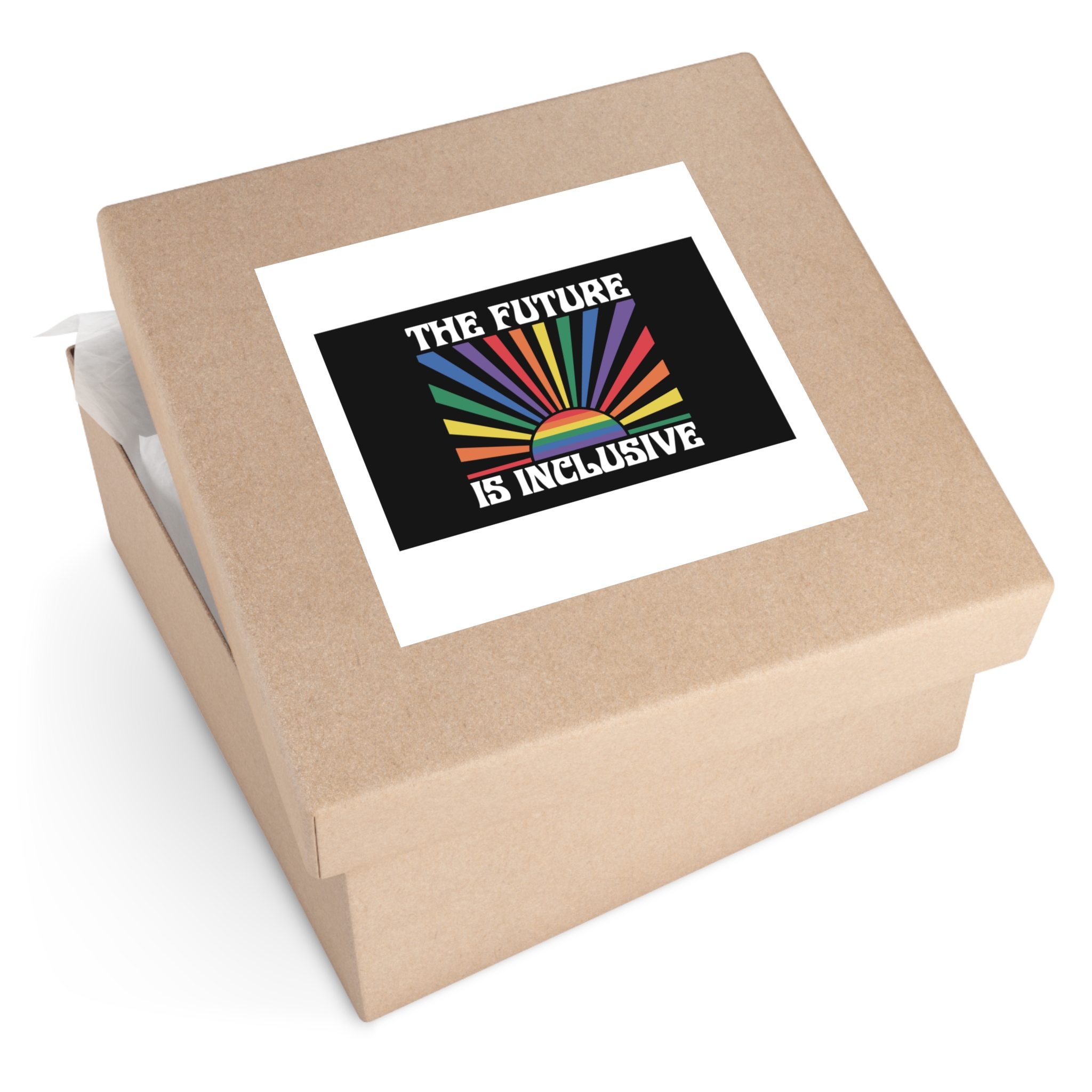 Pride Lgbtq Gay Typography Vector Tshirt Design Laminate Stickers Square - Image 51