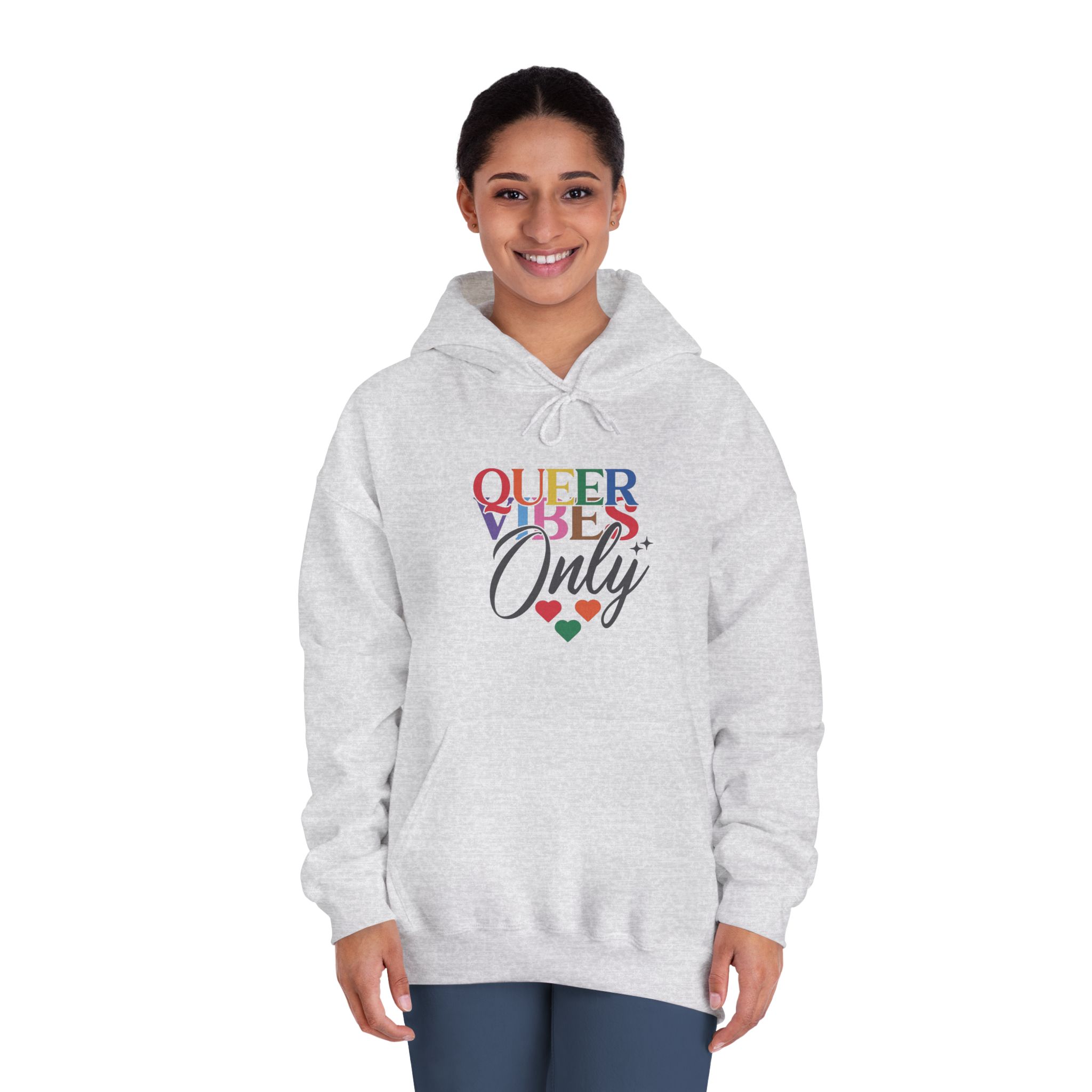 Lgbtq Pride Month Quote Eps Design Vector Pride Design Template(1) Unisex Dryblend Hooded Sweatshirt - Image 8
