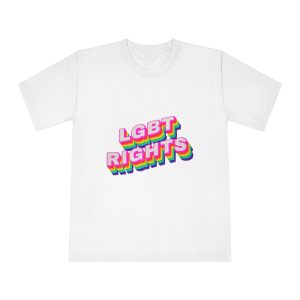 Rainbow Word Lgbt Rights Typography Design Element - Unisex Classic Crewneck T Shirt