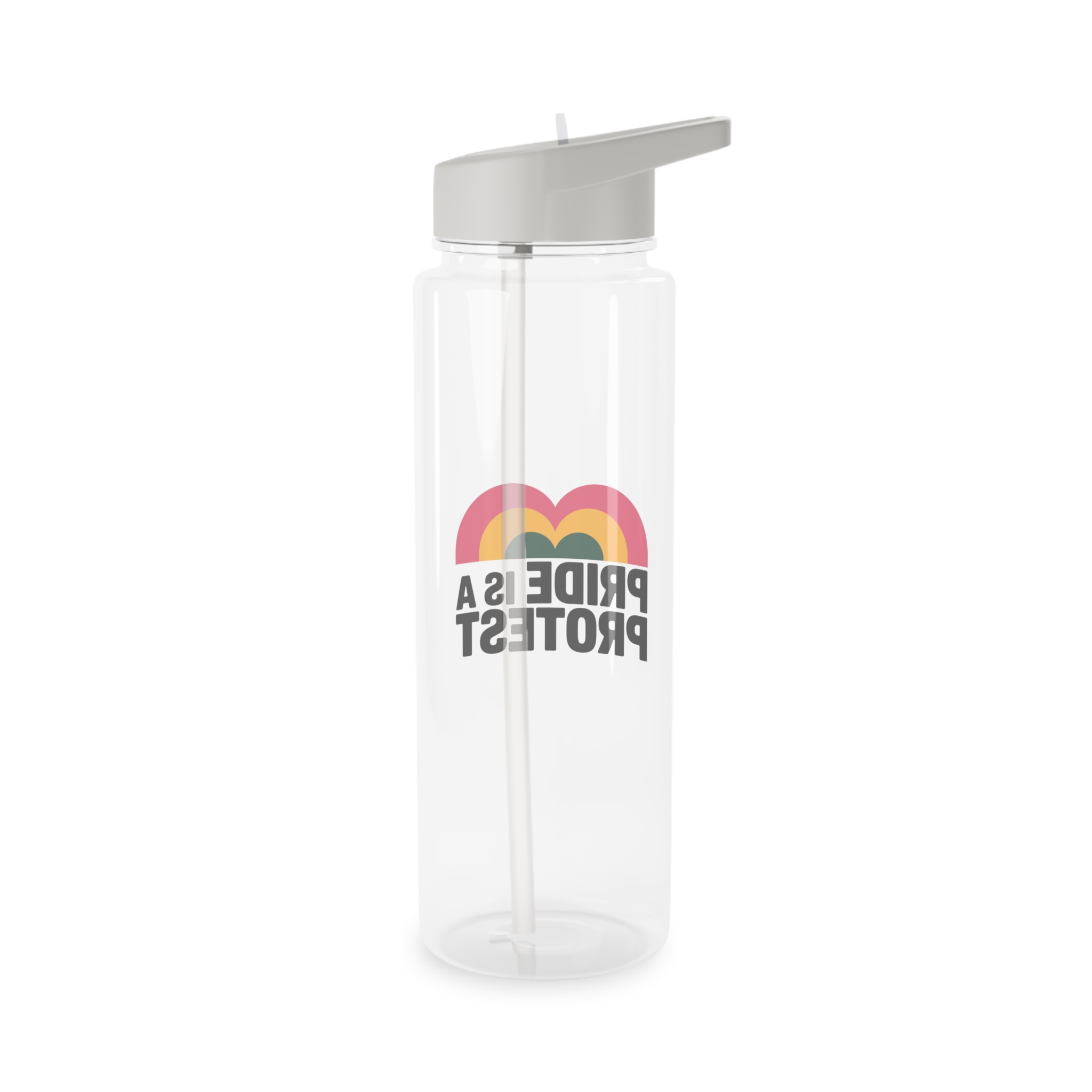 Price Isa Protest T Shirt Design Isolated White Background Tritan Water Bottle - Image 6