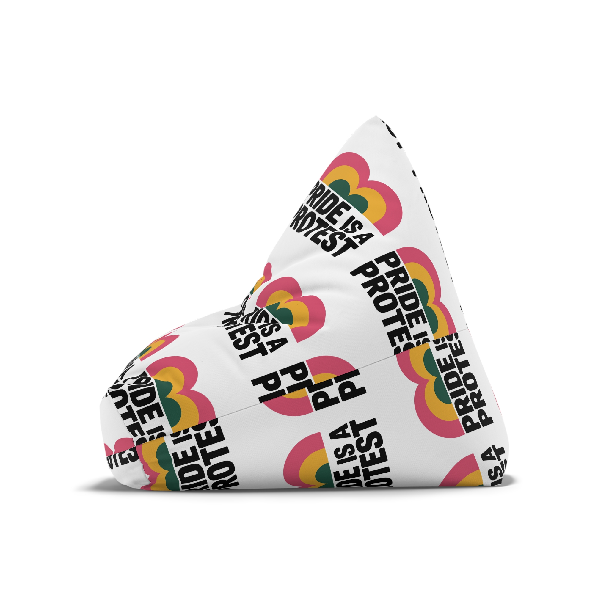 Price Isa Protest T Shirt Design Isolated White Background Bean Bag Chair Cover - Image 8