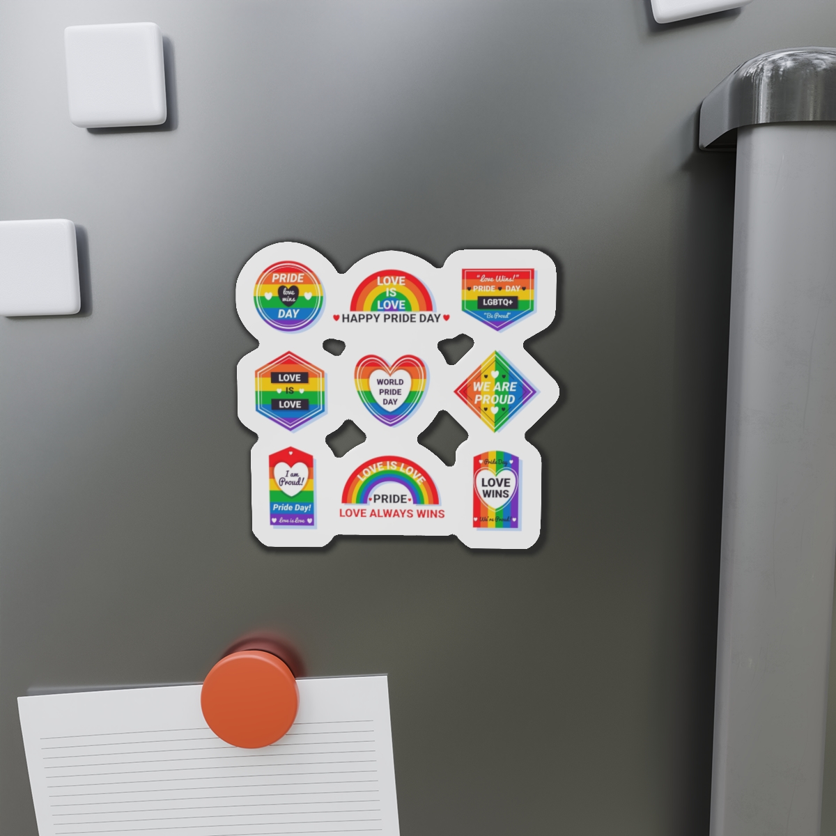 Pride Day Labels Concept Die Cut Magnets - Image 11