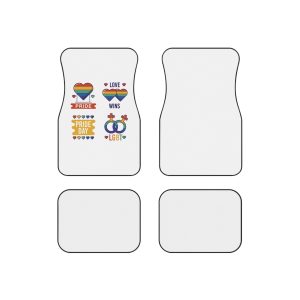 Pride Day Label Collection Concept Car Mats Set Of 4