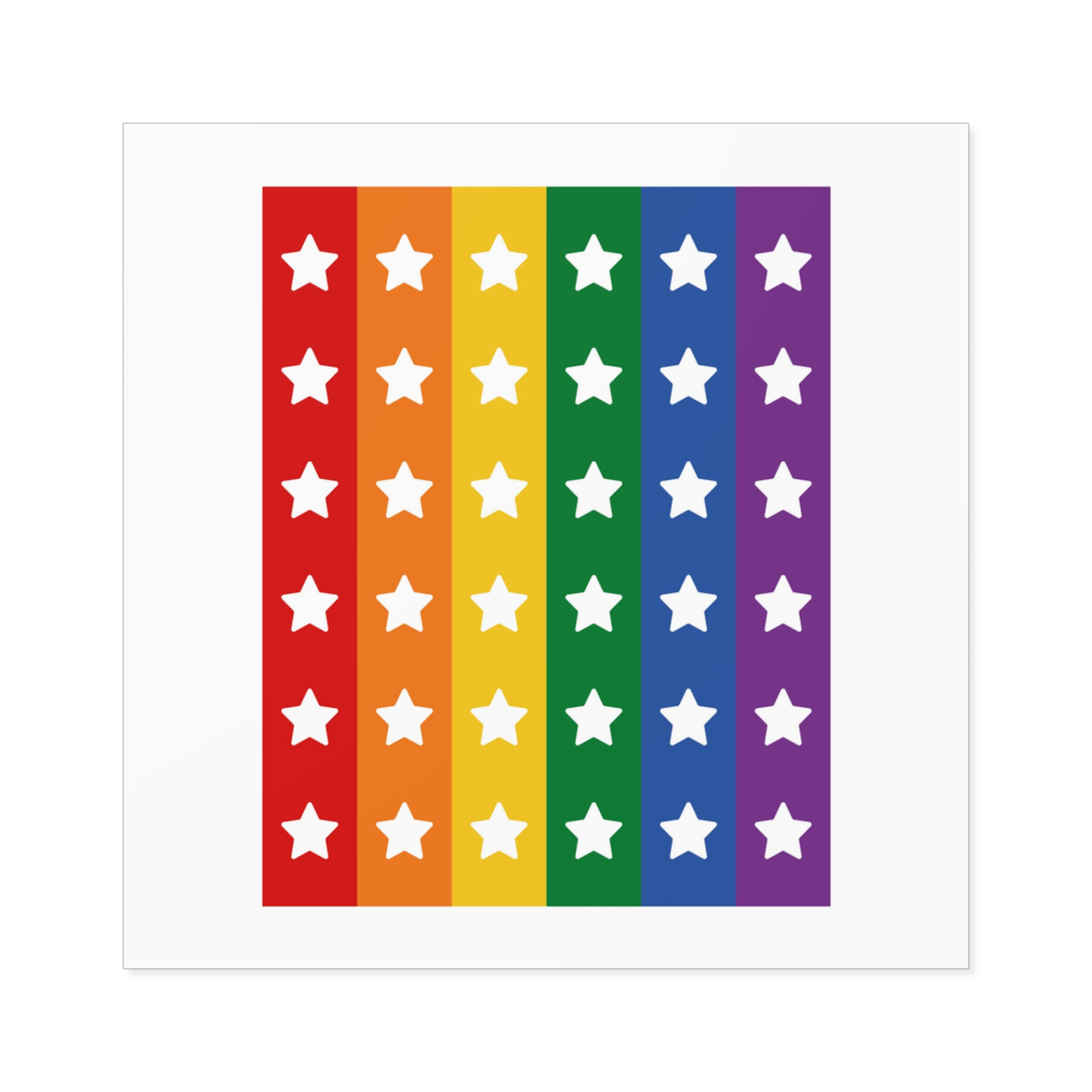 Lgbt Pride Month June Lesbian Gay Bisexual Transgender Lgbtq Flag Rainbow Vector(3) (1) Laminate Stickers Square - Image 21