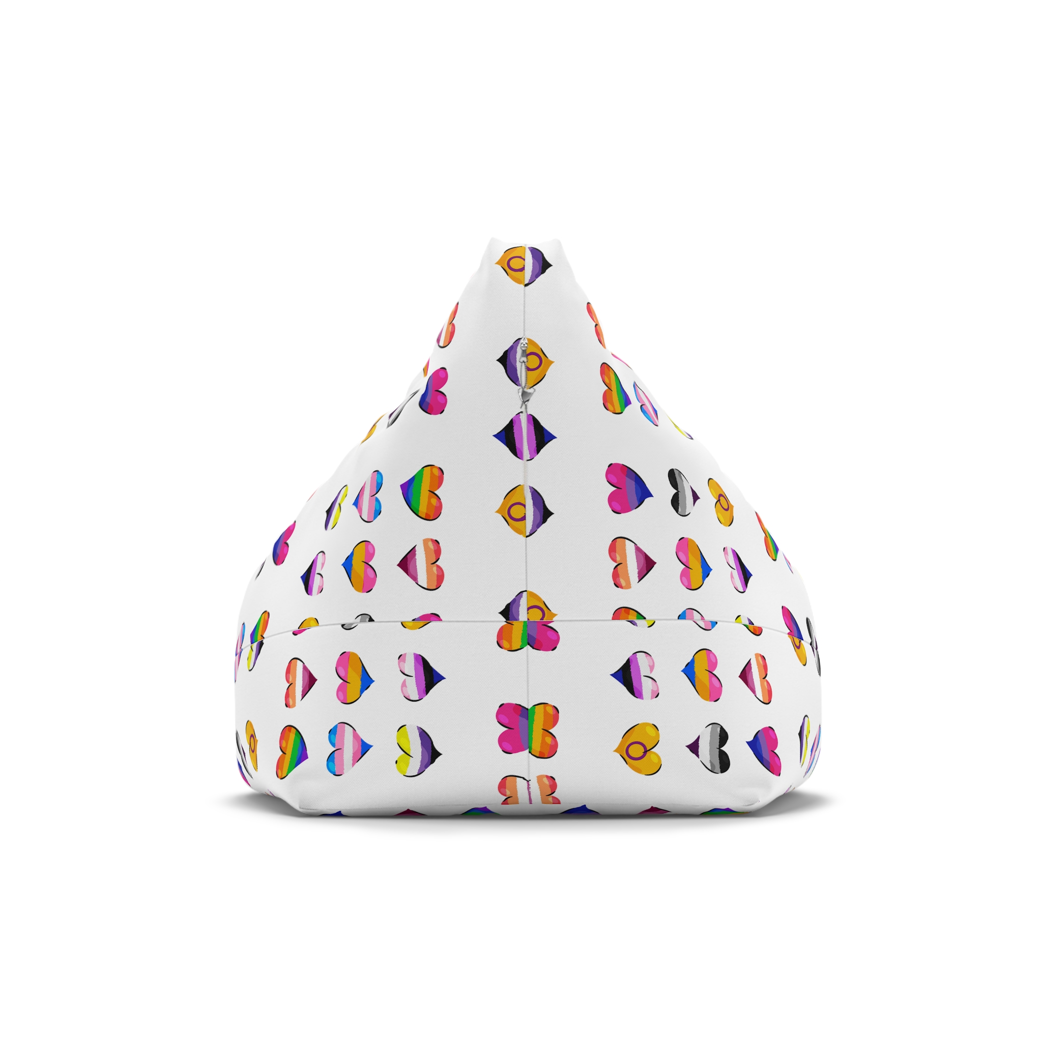 Flat Lgbt Pride Month Flags Collection Bean Bag Chair Cover - Image 2