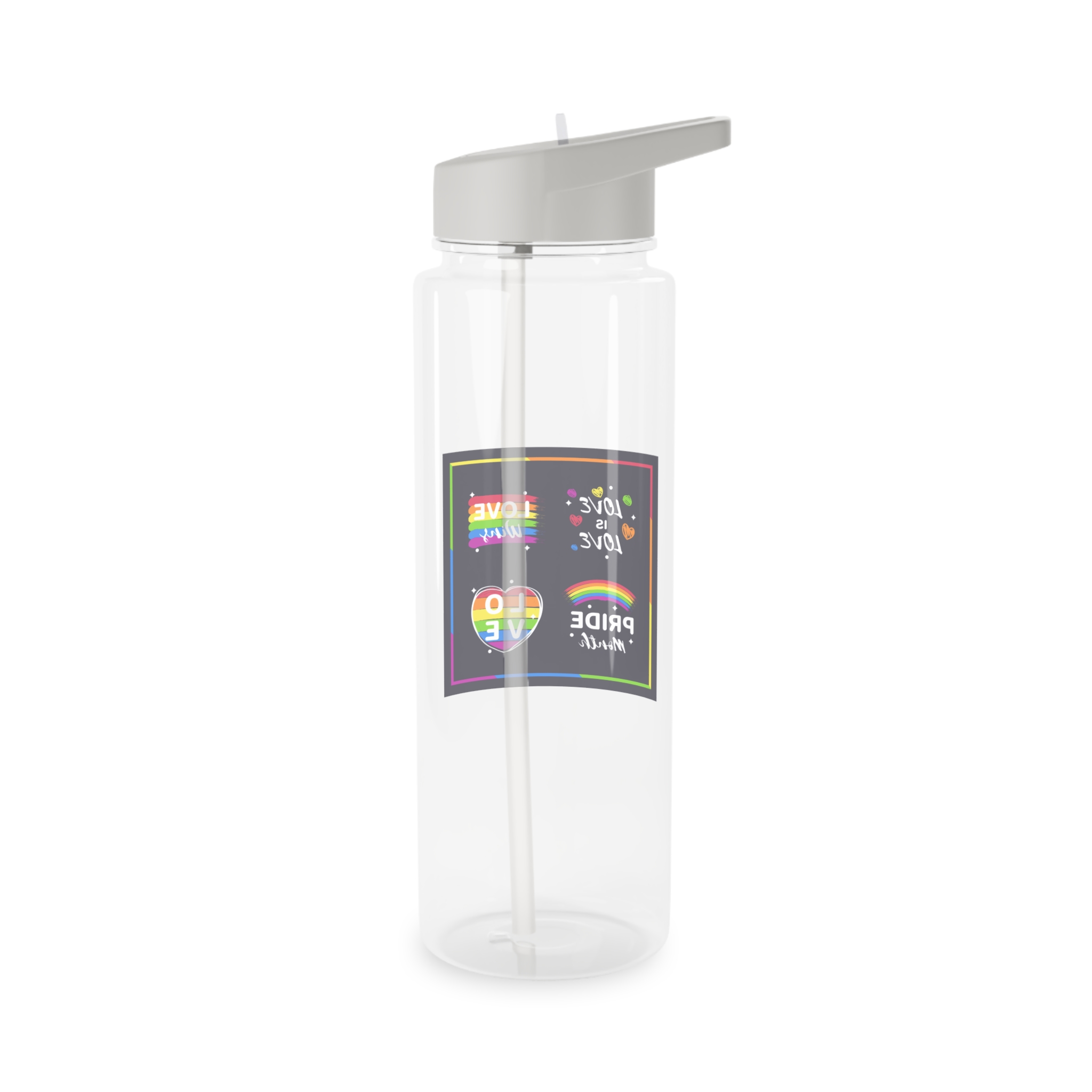 Pride Day Badges Set Tritan Water Bottle - Image 6