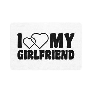 I Love My Girlfriend Iheart My Girlfriend Pet Food Mat 12x18