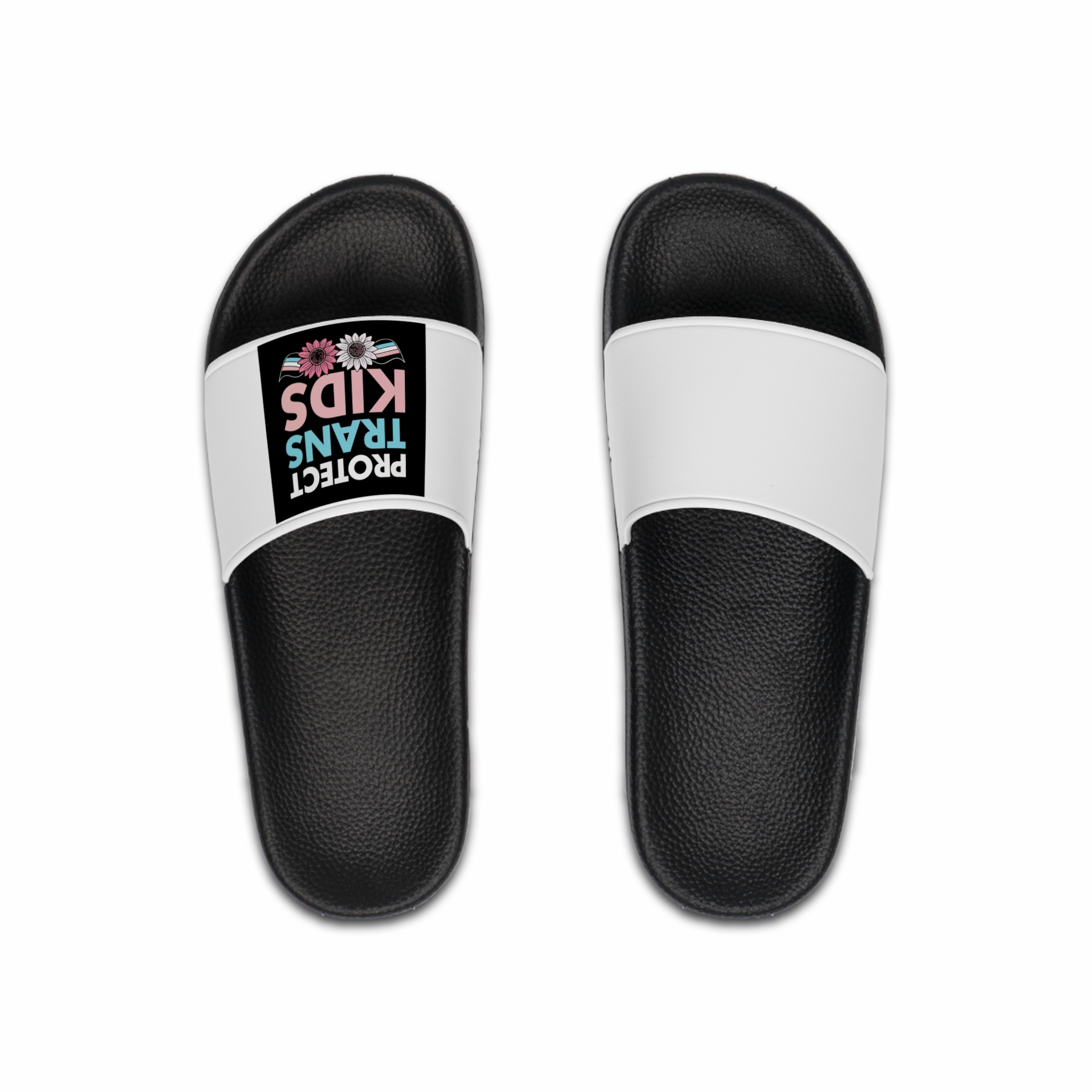 Protect Trans Kids(1) Mens Slide Sandals