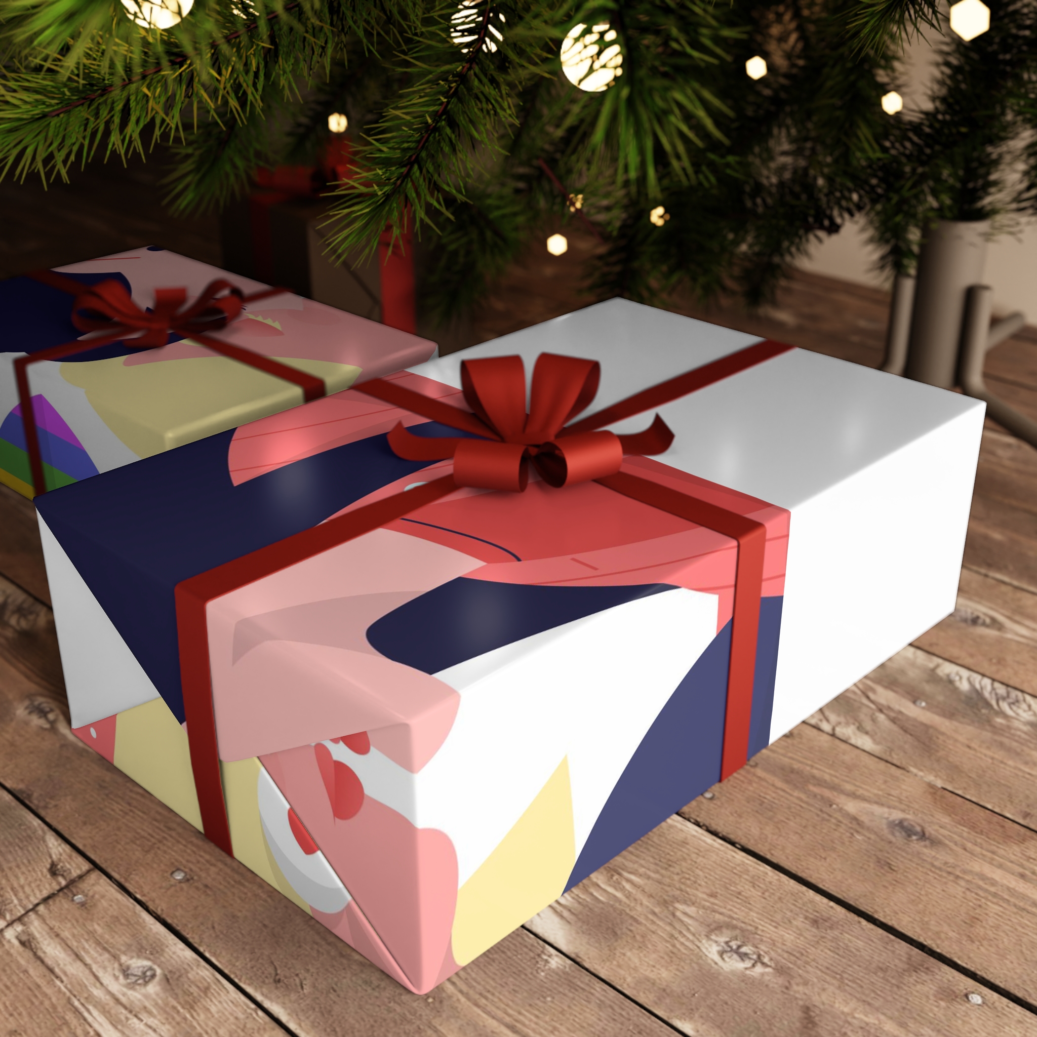 Lesbian Pride Design 2D6E26 Gift Wrapping Paper Sheets 1pc - Image 3