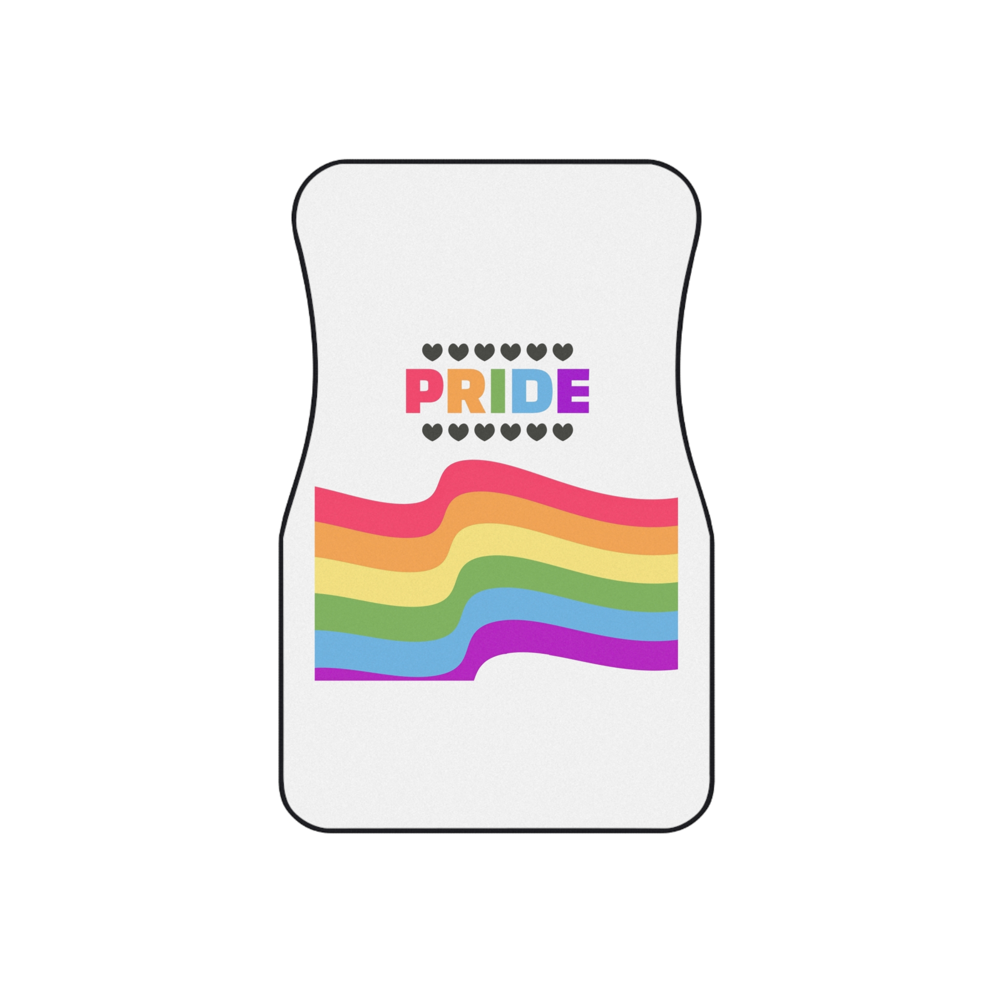 Pride Background With Flag Lgbtq Pride Car Mats Set Of 4 - Image 2