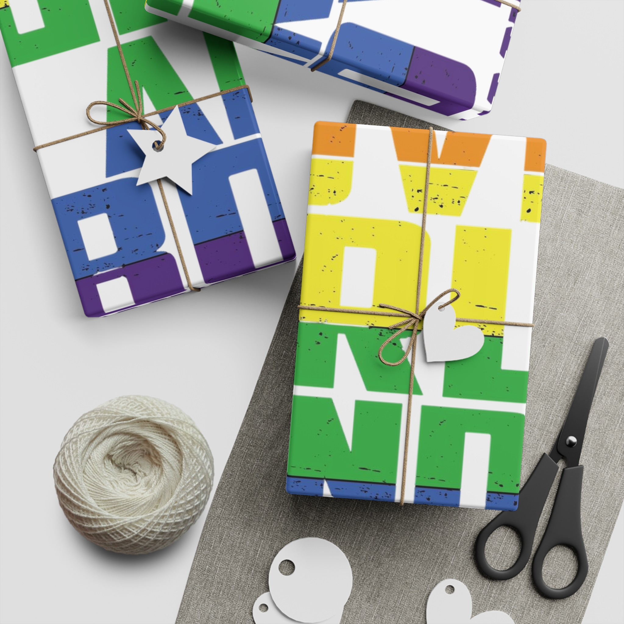 Vector T Shirt Design Template Gift Wrapping Paper Sheets 1pc - Image 5