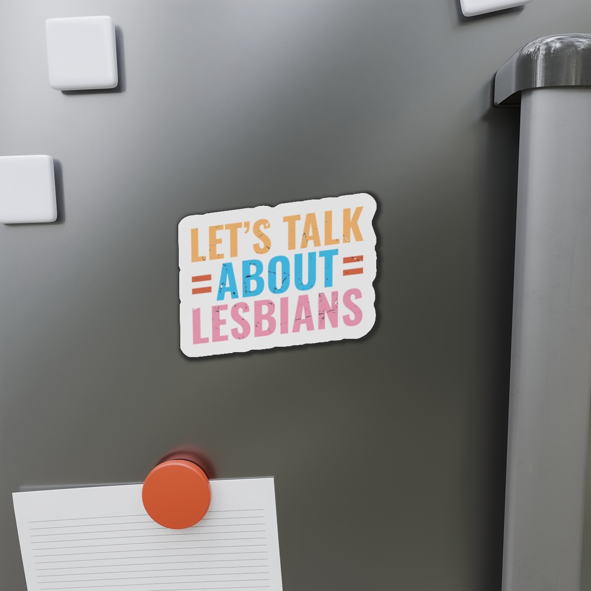 Lets Talk About Lesbians Die Cut Magnets - Image 11