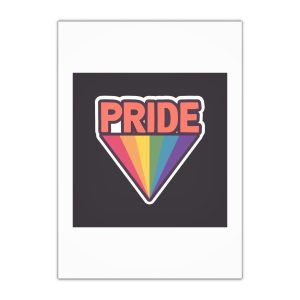 Pride With Rainbow Gift Wrapping Paper Sheets 1pc