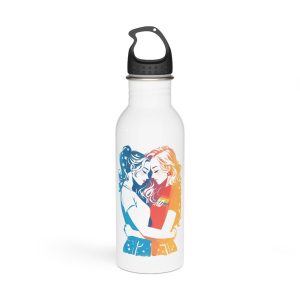 Lesbian Pride Parade Banner Stainless Steel Water Bottle