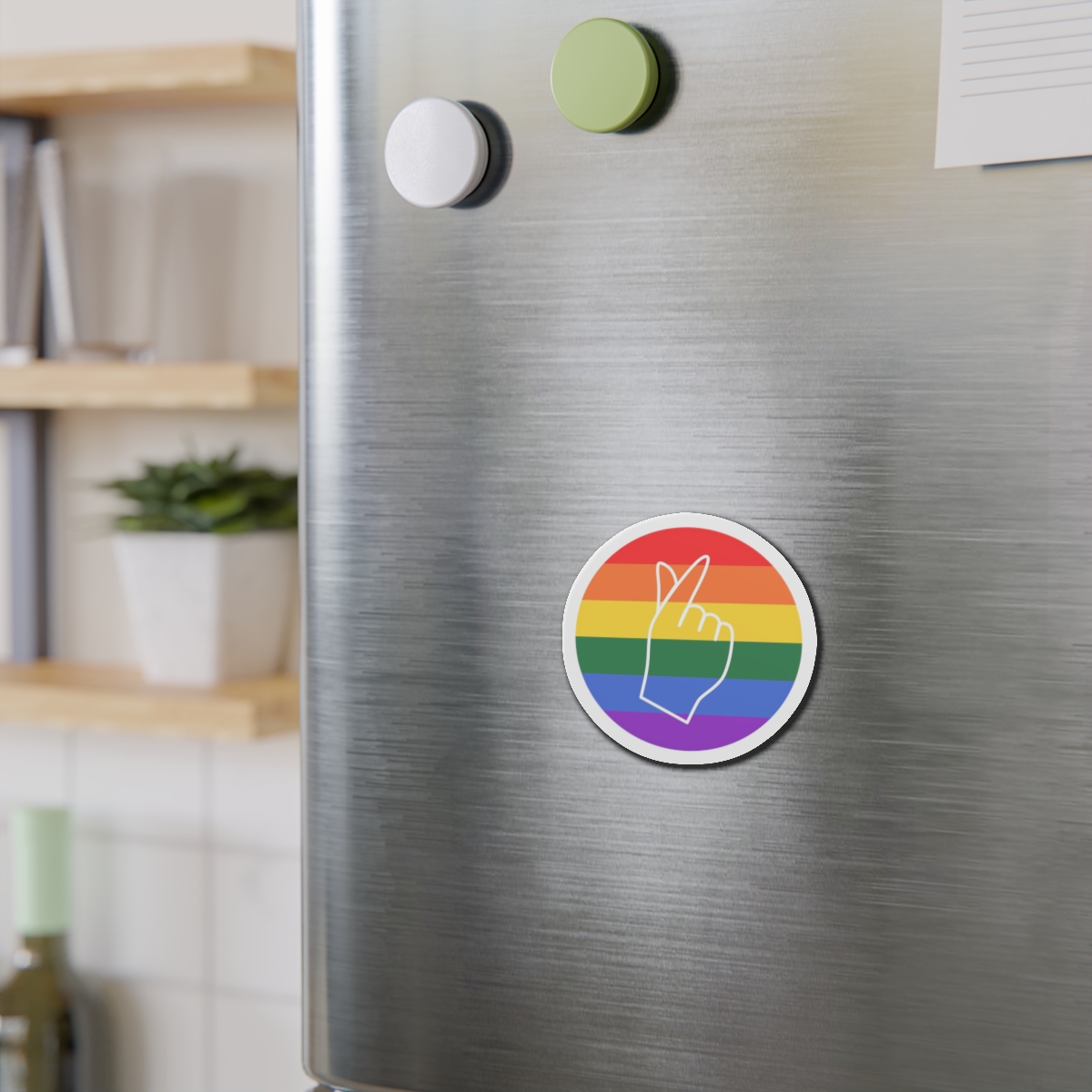 Lgbtq Diversity Rainbow Pride Concept Vector Isolated Illustration Die Cut Magnets - Image 6