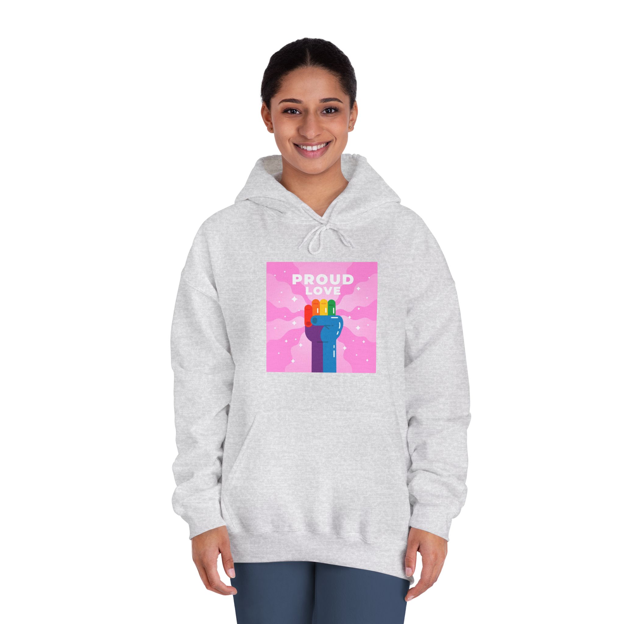Pride Day Concept(4) Unisex Dryblend Hooded Sweatshirt - Image 8