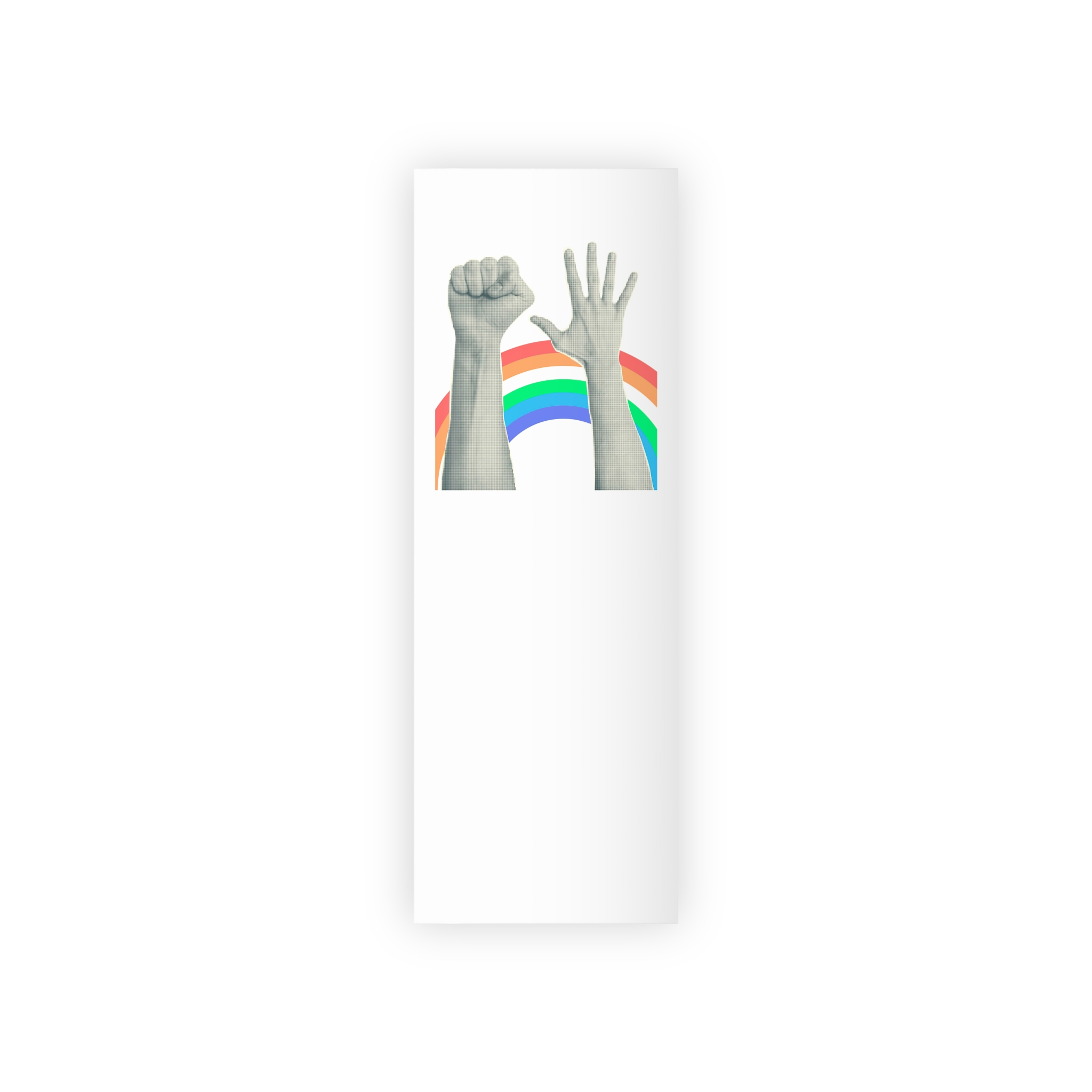 Trendy Collage With Hand Gestures Cutout Shapes Symbol Win Like Punk Grunge Halftone Retro Banner Poster Design Concept Protest Confrontation Pride Lgbt Month Vector Illustration Gift Wrapping Paper... - Image 5