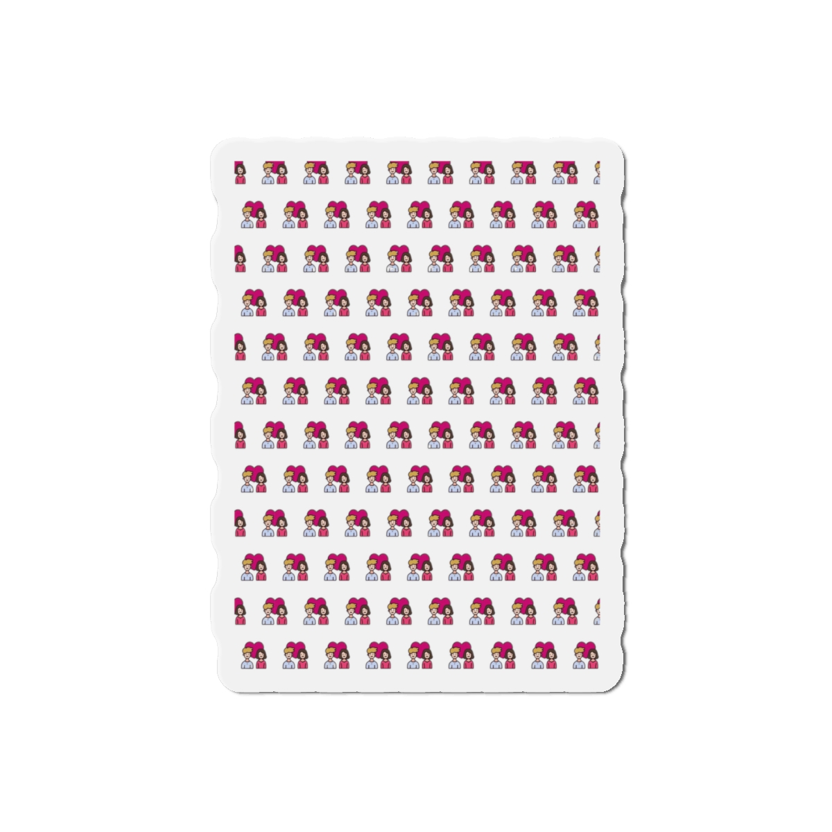 Vactor Seamleass Love Valentines Theme Calendar Die Cut Magnets - Image 7