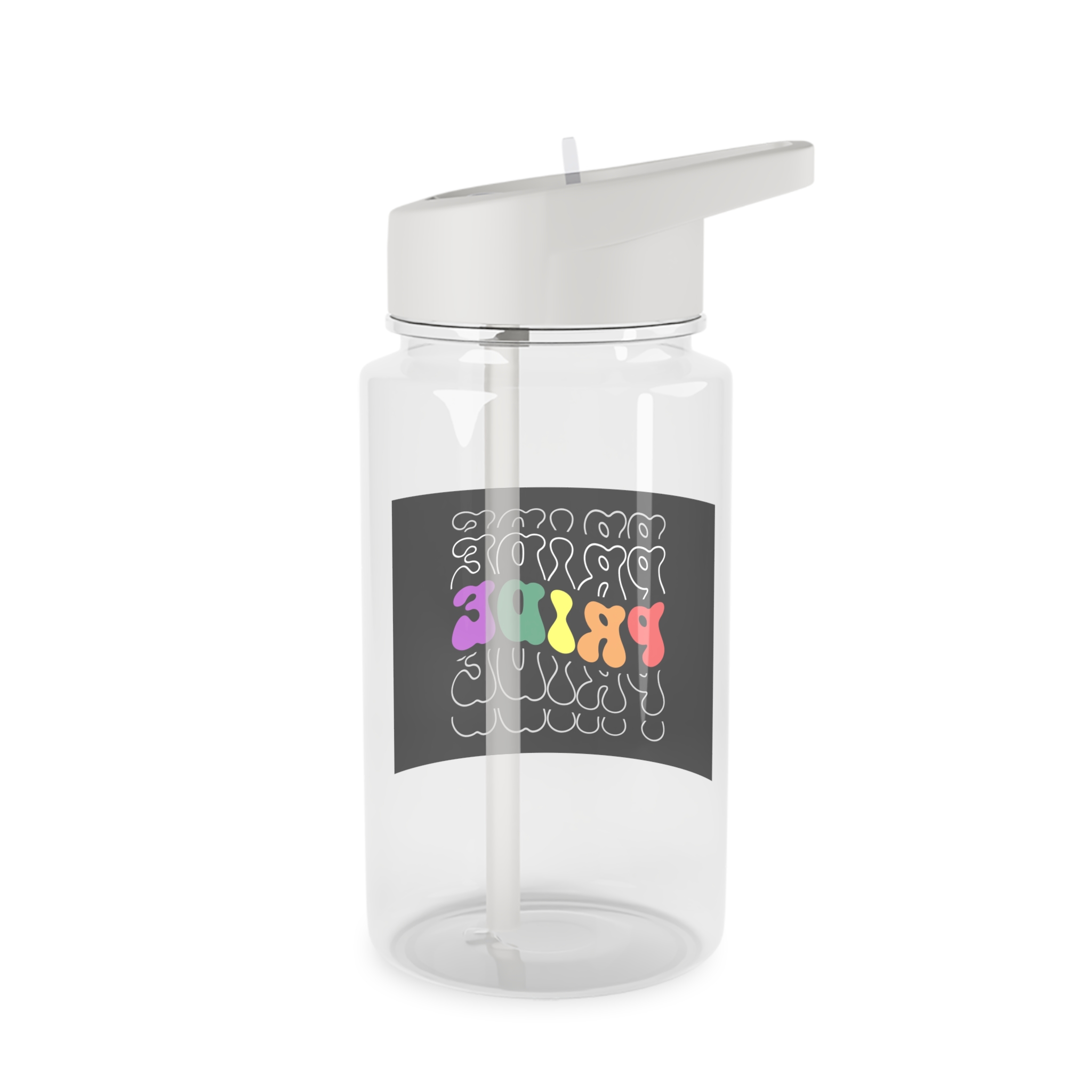 Pride Lgbt Gay Retro Tshirt Design(1) Tritan Water Bottle - Image 2