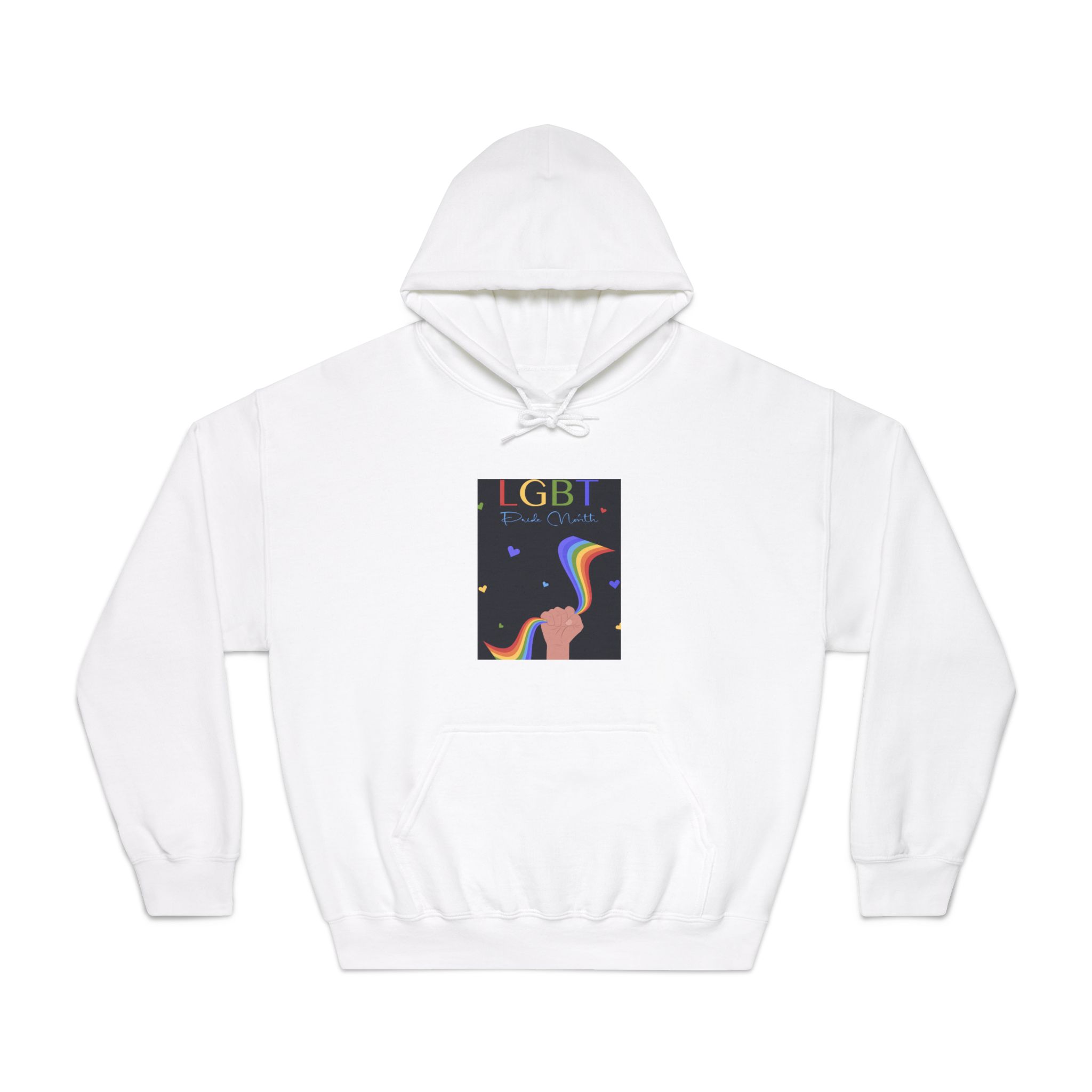 Poster Lgbt Pride Month Unisex Dryblend Hooded Sweatshirt