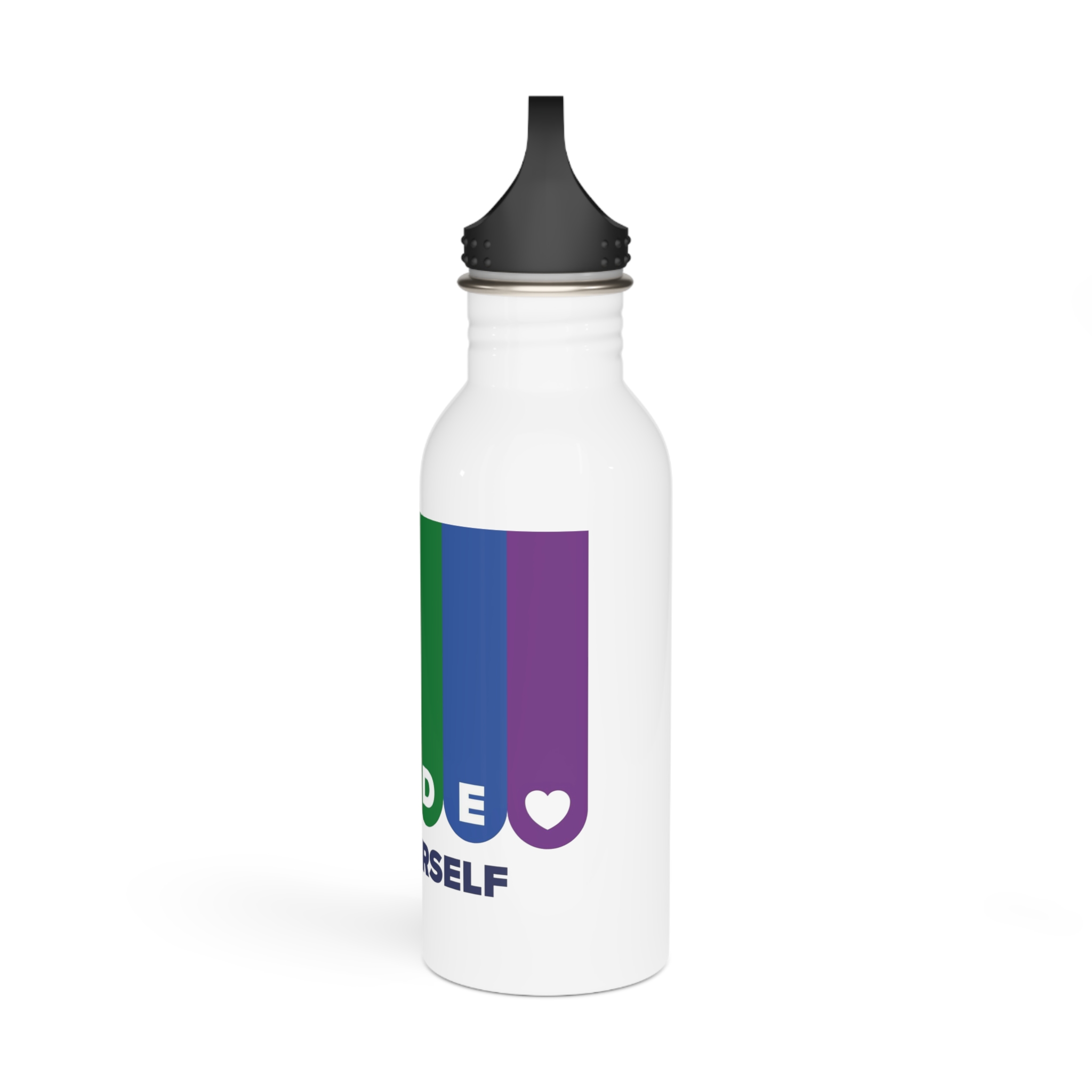 Lgbt Pride Month June Lesbian Gay Bisexual Transgender Lgbtq Flag Rainbow Vector(1) Stainless Steel Water Bottle - Image 4