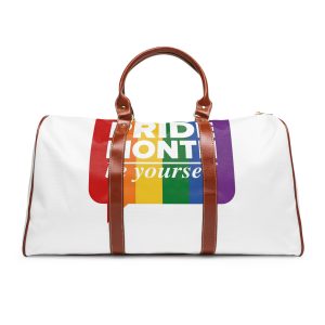 Lgbt Pride Month June Lgbt Flag Rainbow Flag Love Concept Vector Illustration Poster (1) Waterproof Travel Bag