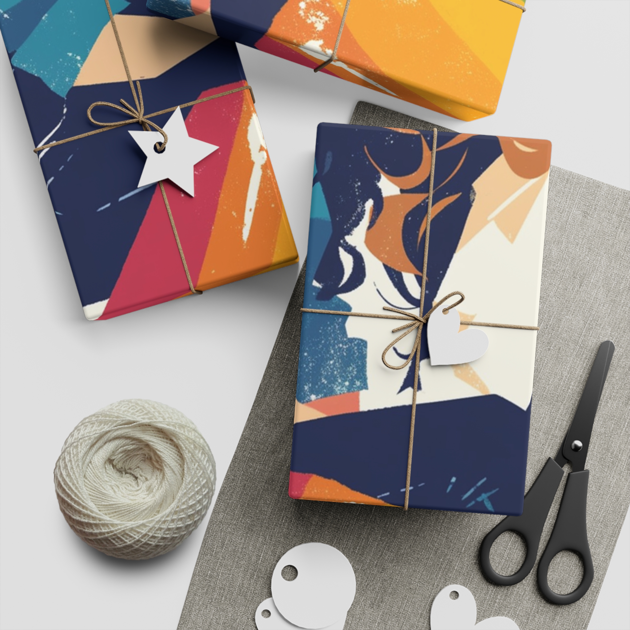 Lesbian Unity Strength Art Exhibit Sticker Gift Wrapping Paper Sheets 1pc - Image 5