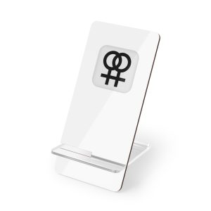 Double Female Symbol Lesbian Relationship Vector Illustration Mobile Display Stand For Smartphones