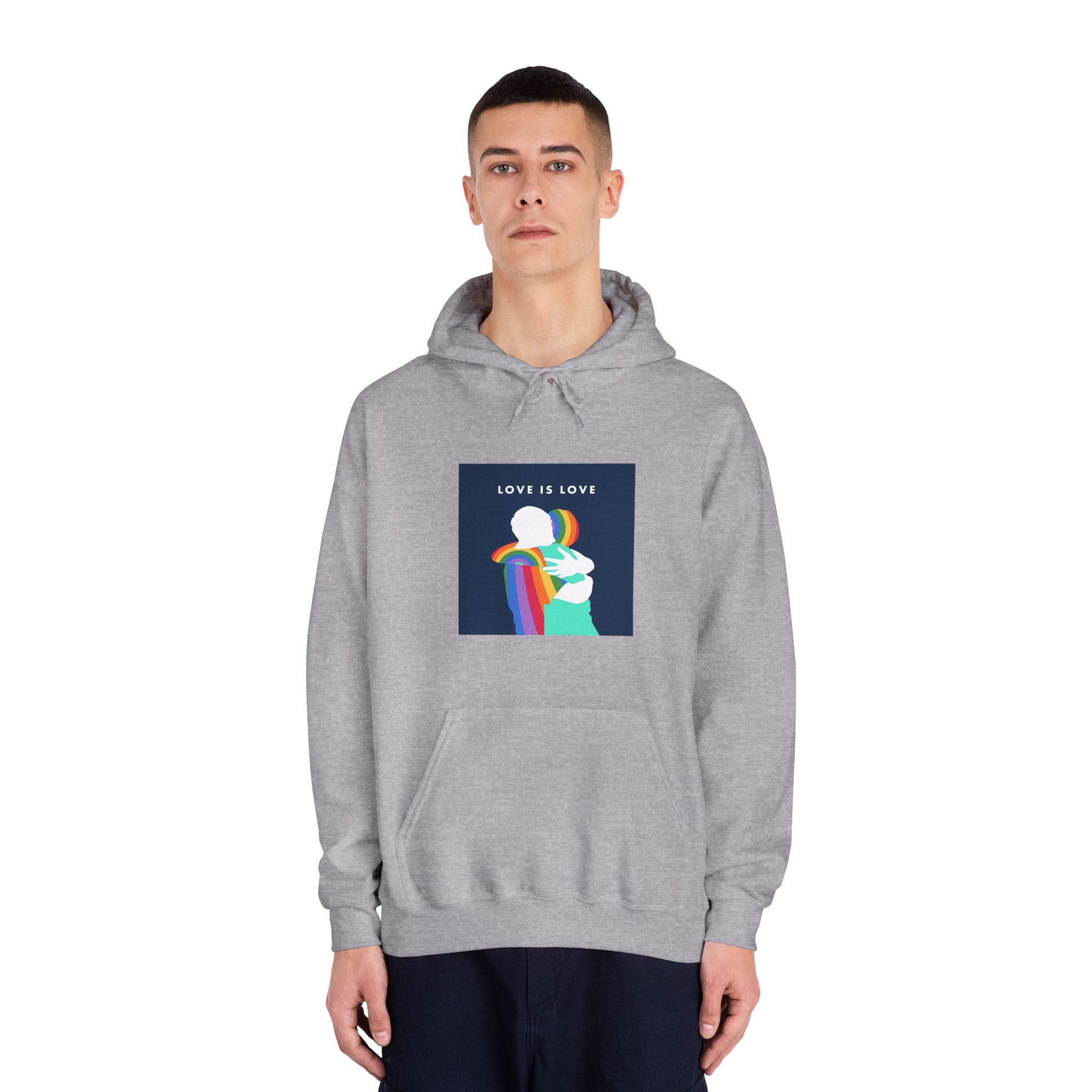 Pride Month 04 Unisex Dryblend Hooded Sweatshirt - Image 15