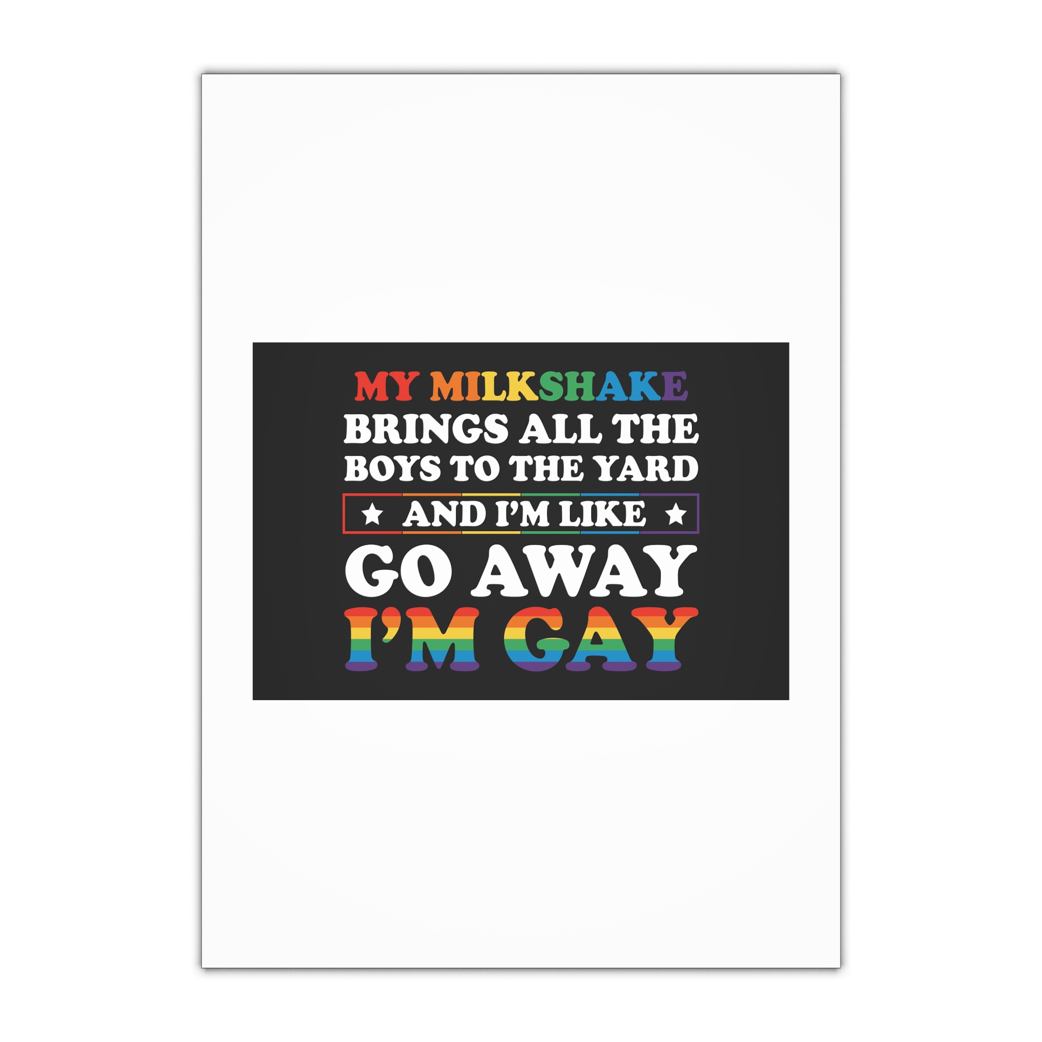 Pride Gay Lgbt Rainbow Tshirt Design(2) Gift Wrapping Paper Sheets 1pc
