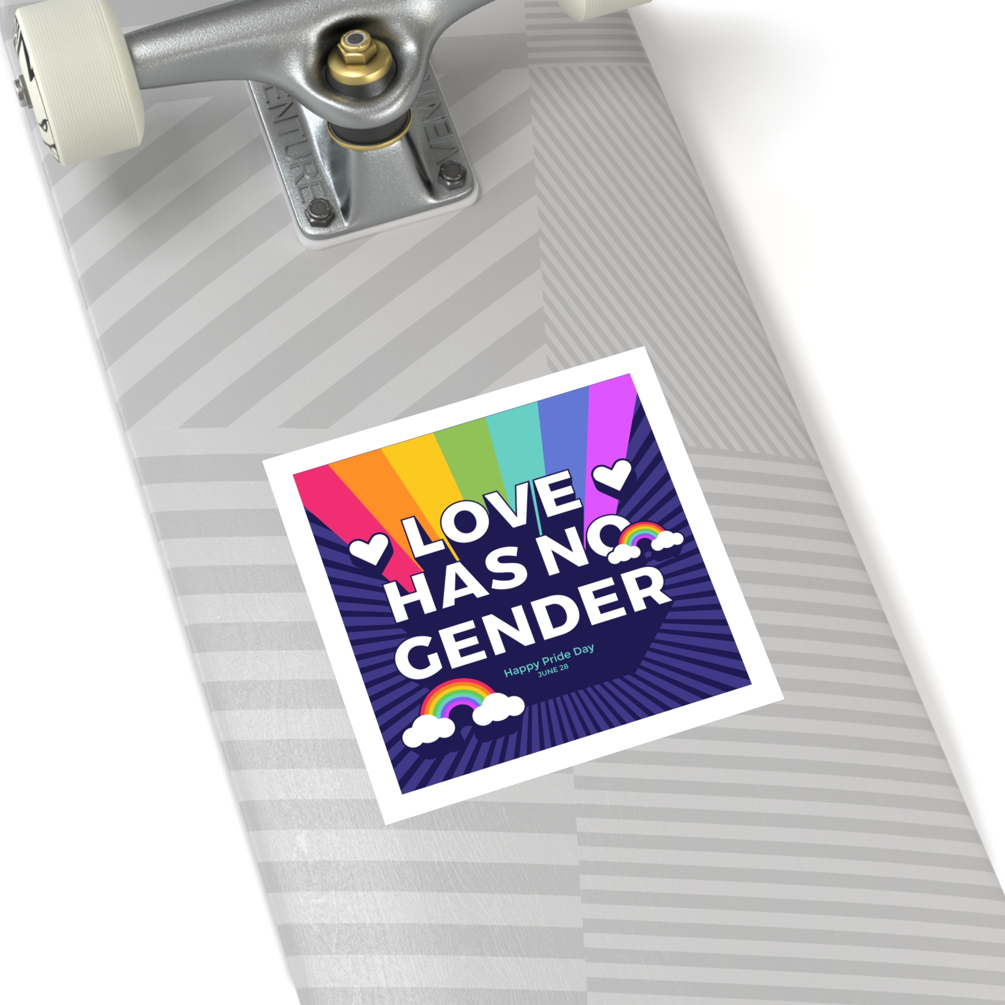 Pride Day Concept(3) Laminate Stickers Square - Image 36