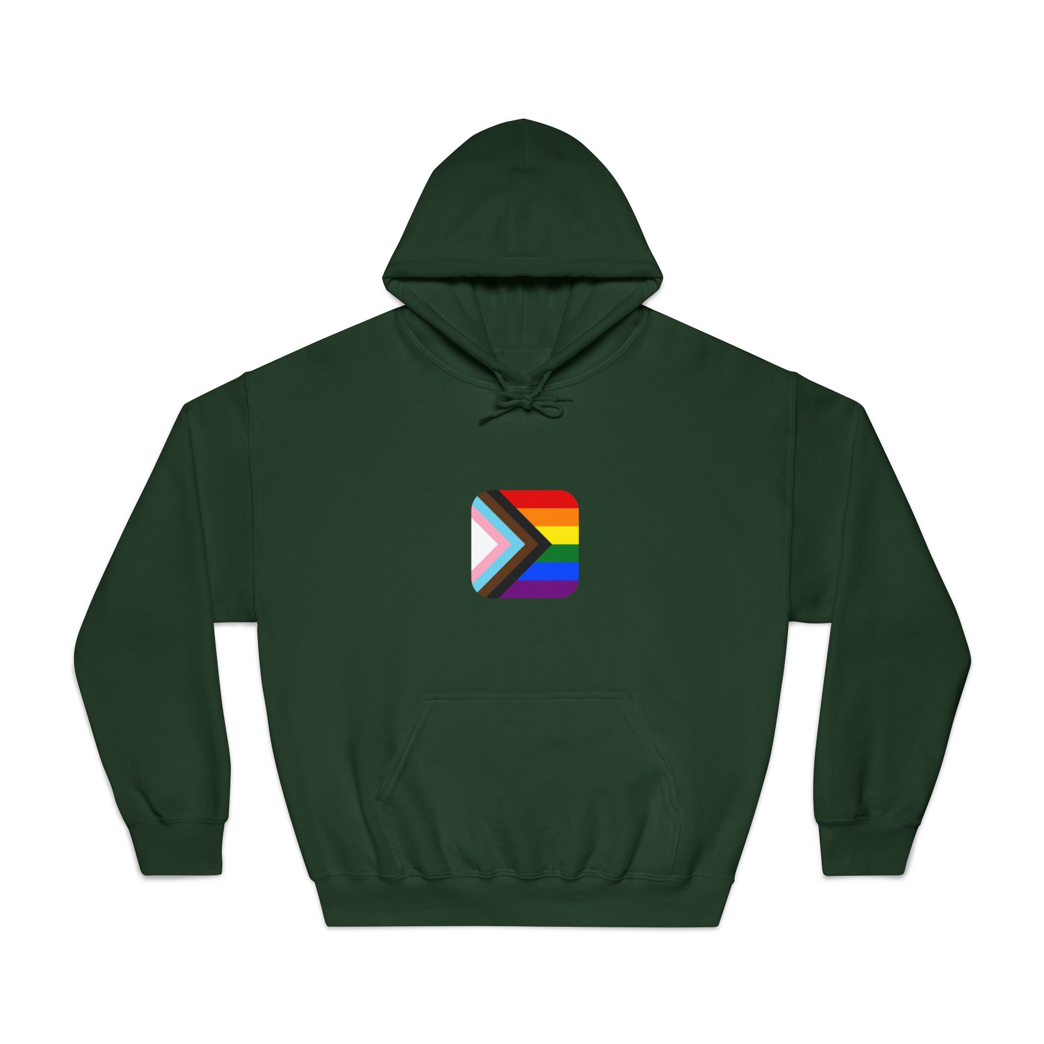 New Pride Flag Lgbtq Vector Illustartion Unisex Dryblend Hooded Sweatshirt - Image 21