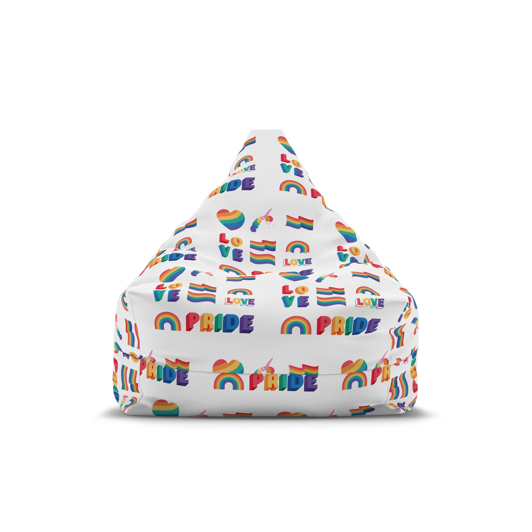Set Ten Lgbtq Pride Items Bean Bag Chair Cover