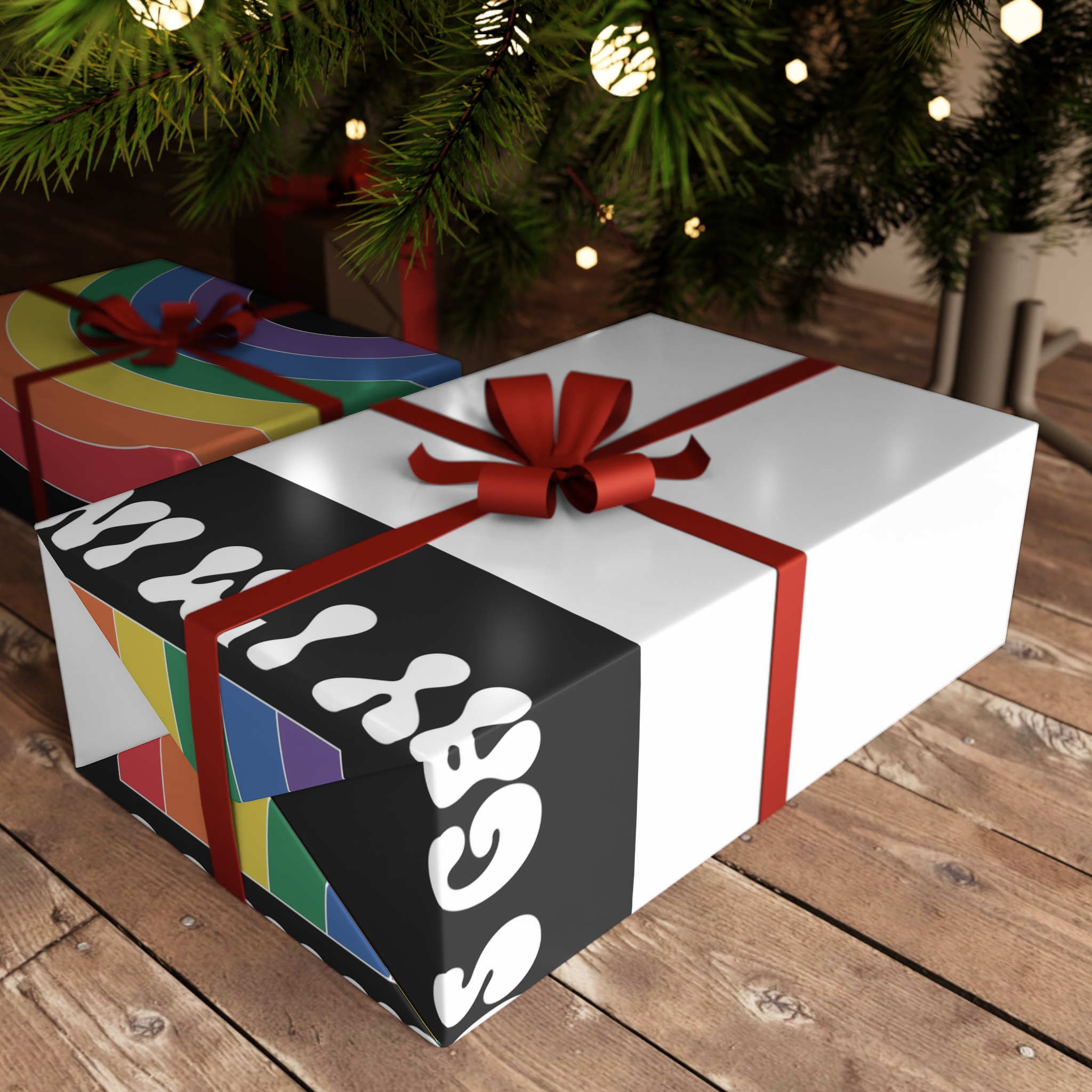 Pride Lgbtq Gay Typography Vector Tshirt Design(7) Gift Wrapping Paper Sheets 1pc - Image 3