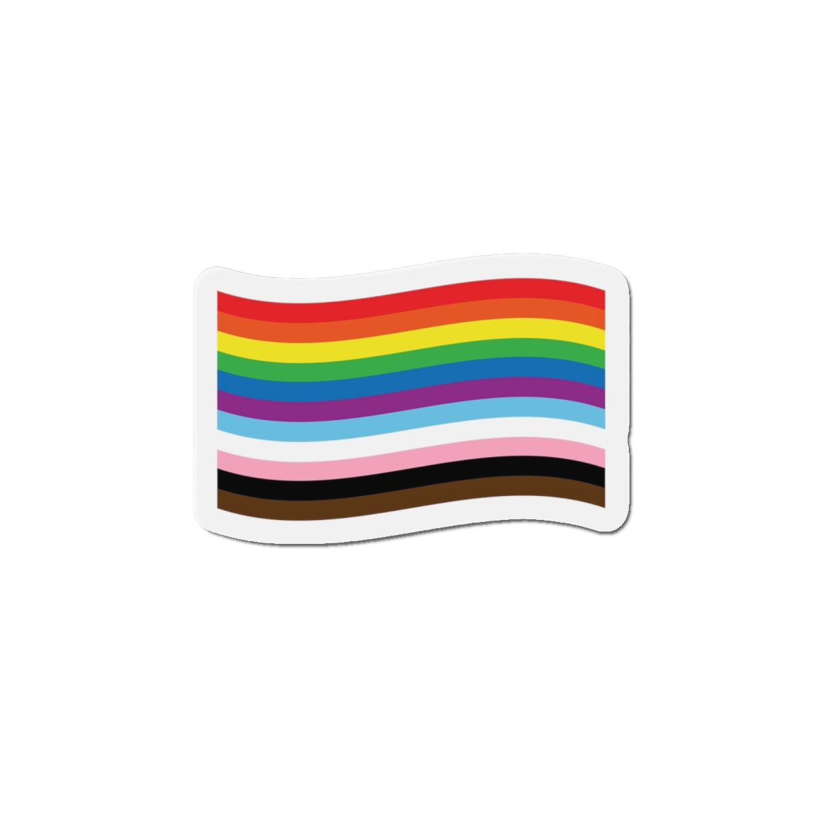 Vector Flat New Lgbtq Flag Die Cut Magnets - Image 7
