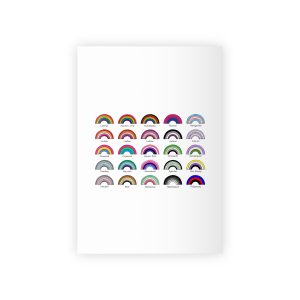 Set Colorful Lgbtq Pride Flag Rainbows Gender Equality Sexual Identity Pride Flags Collection Lgbtqia Community Pride Month Gift Wrapping Paper Rolls 1pc