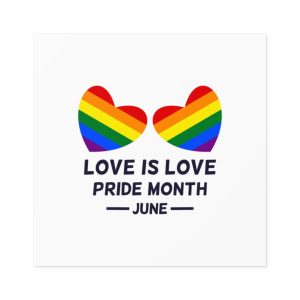 Lgbtq Pride Month June Every Year Rainbow Sign Pride Community Design Banner Poster Card Background Template Laminate Stickers Square