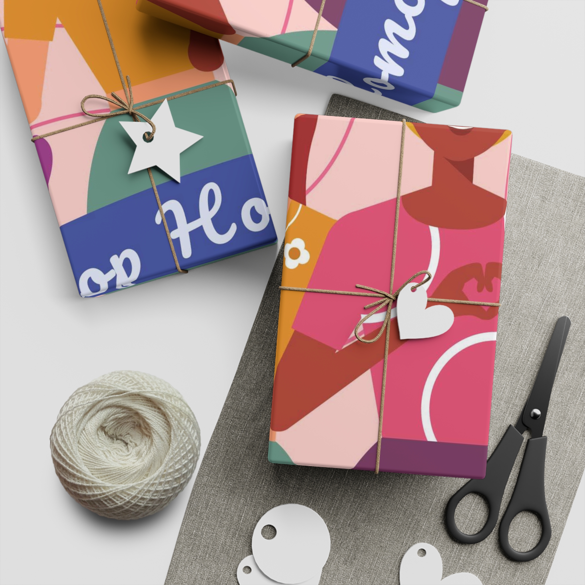 Lesbian Pride Design FE588C Gift Wrapping Paper Sheets 1pc - Image 5