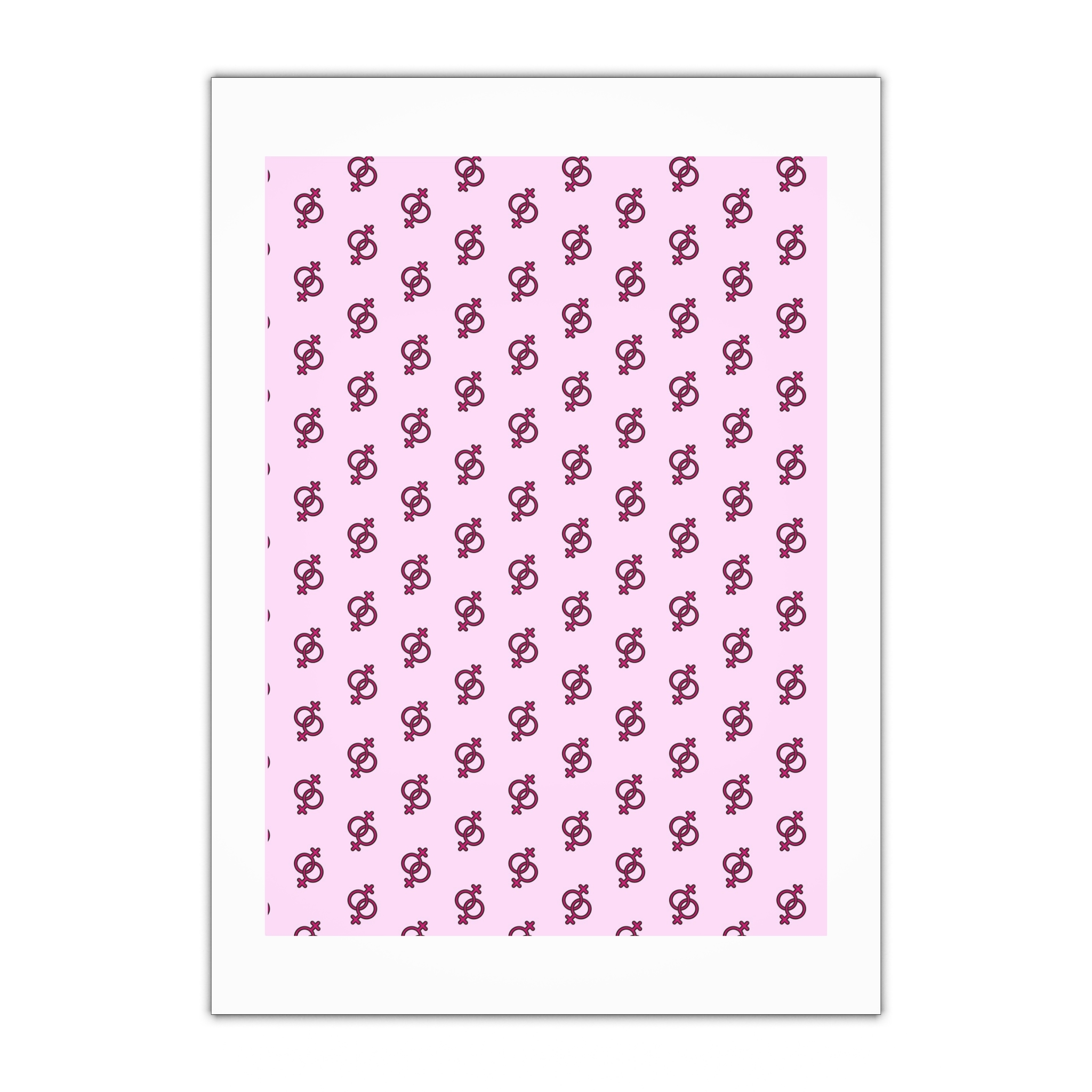 Lesbian Pride Design 20D8B3 Gift Wrapping Paper Sheets 1pc