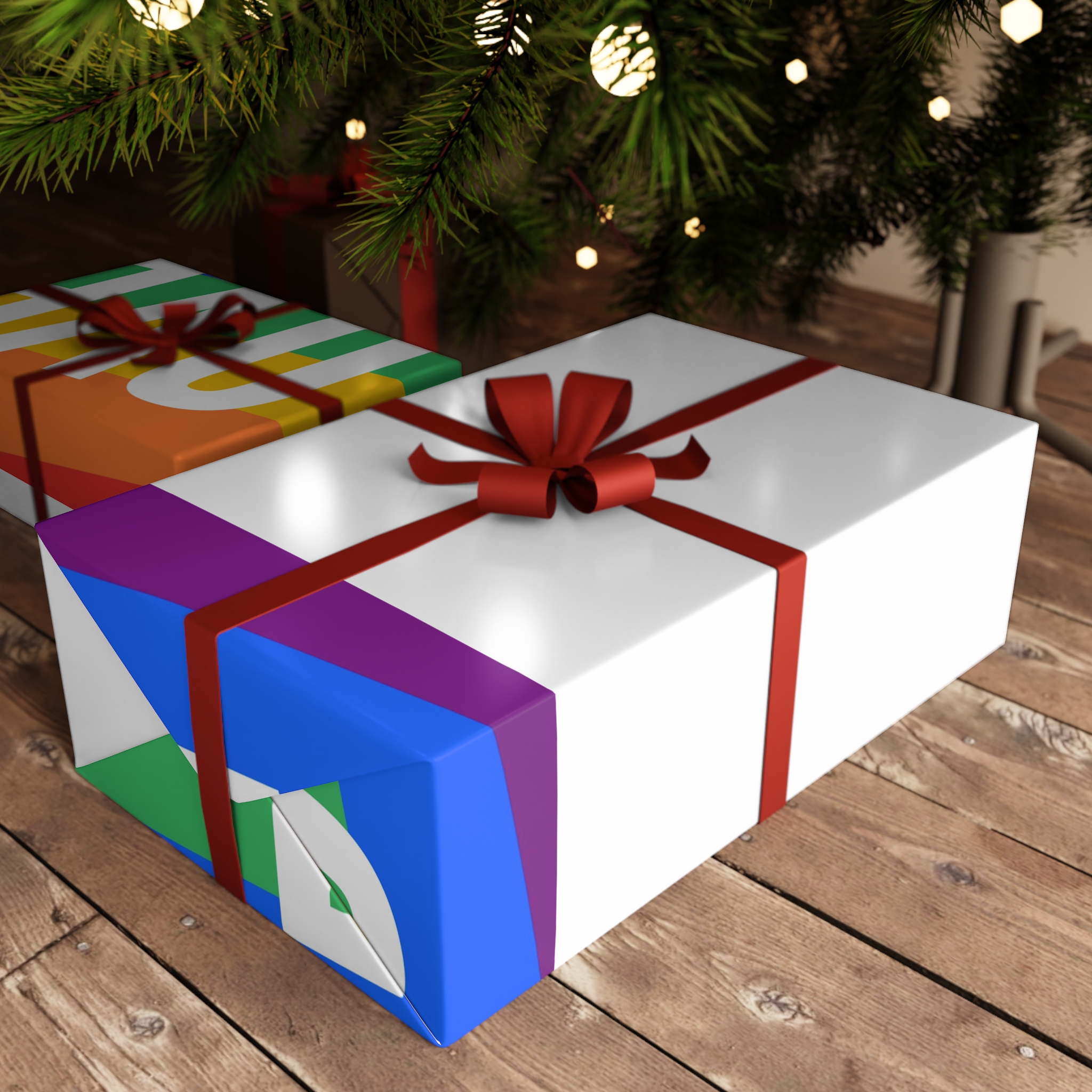 Lgbt Flag 5 Gift Wrapping Paper Sheets 1pc - Image 3
