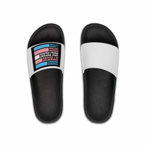 Poster With Words Order It Mens Slide Sandals